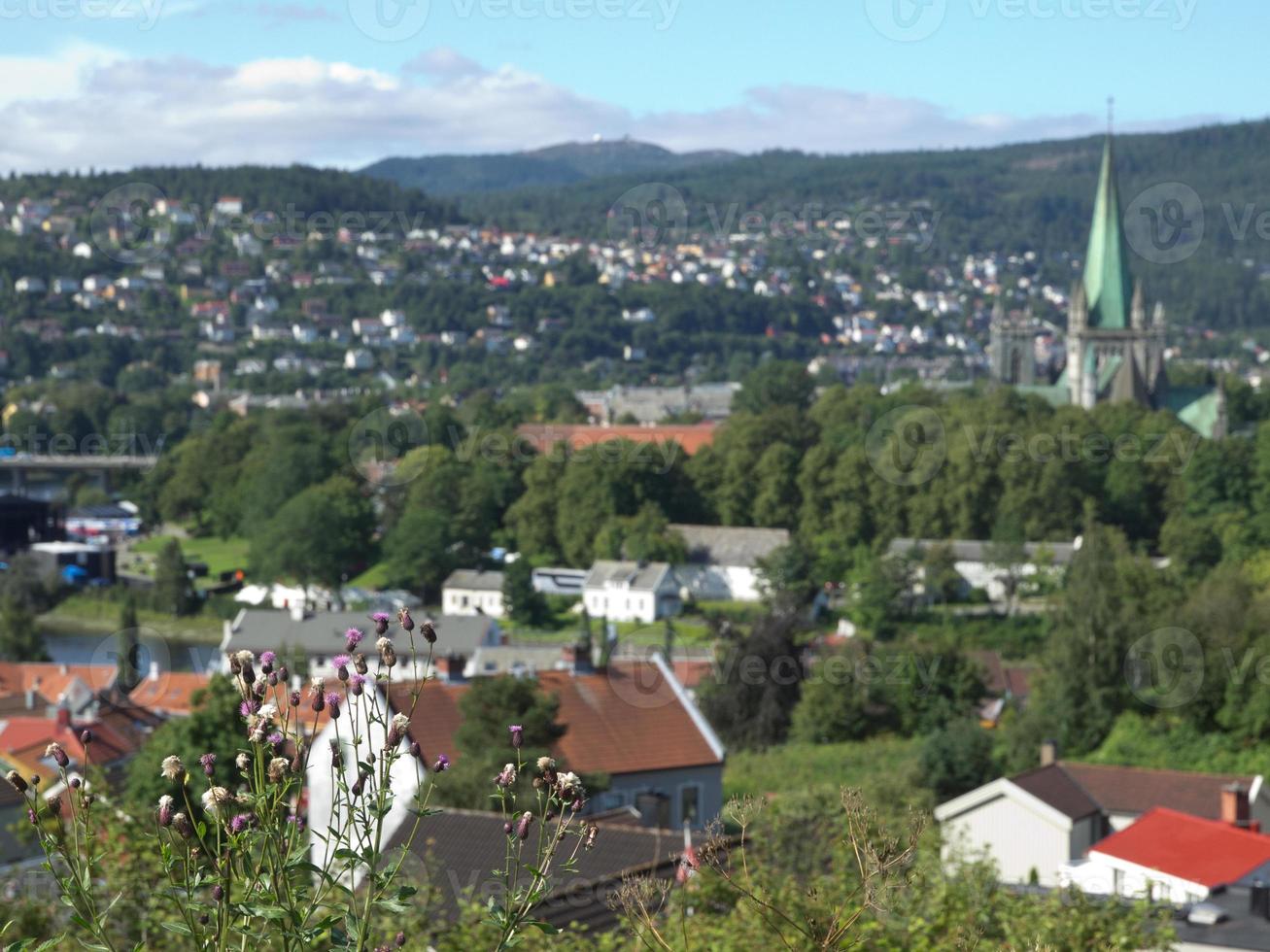 ciudad de trondheim en noruega foto