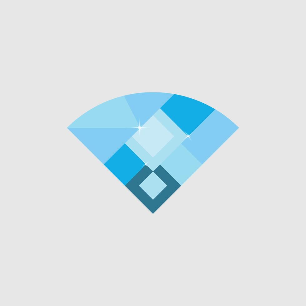 Ilustración de vector de diseño de diamante