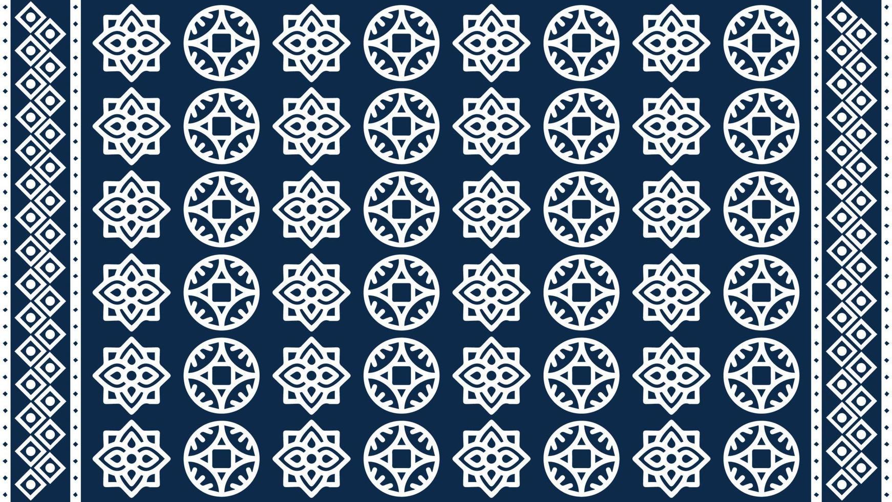 Fabric Pattern Design Vector Illustration