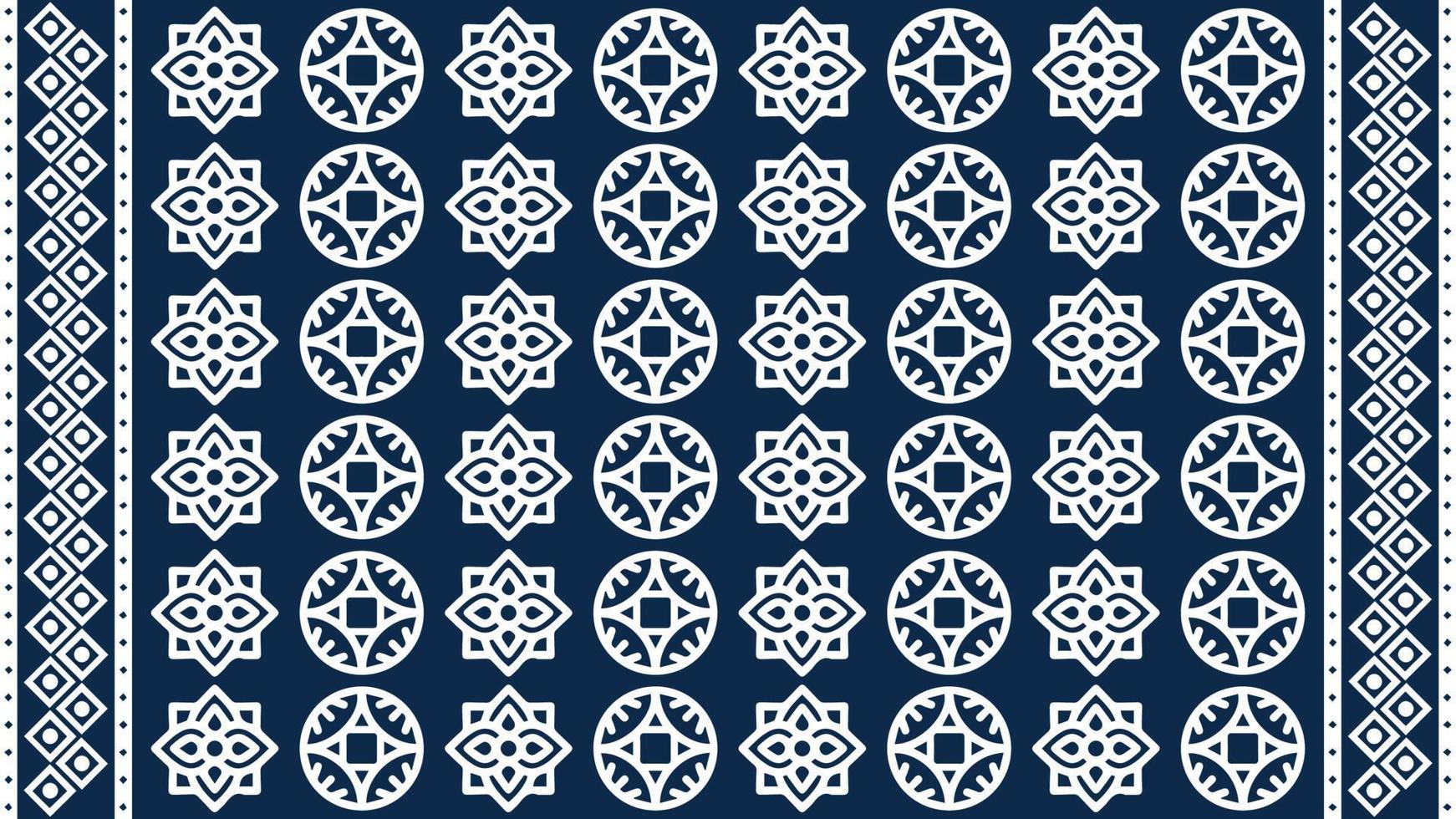 Fabric Pattern Design Vector Illustration