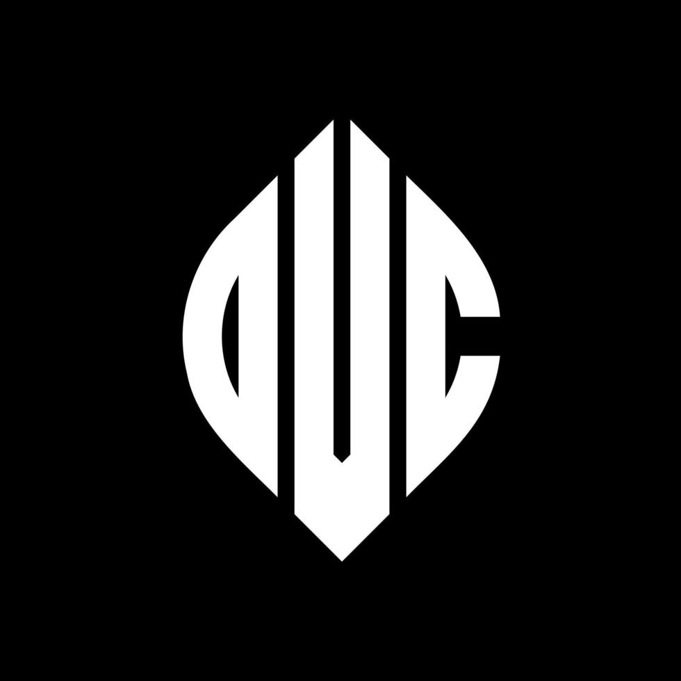 DVC circle letter logo design with circle and ellipse shape. DVC ellipse letters with typographic style. The three initials form a circle logo. DVC Circle Emblem Abstract Monogram Letter Mark Vector. vector