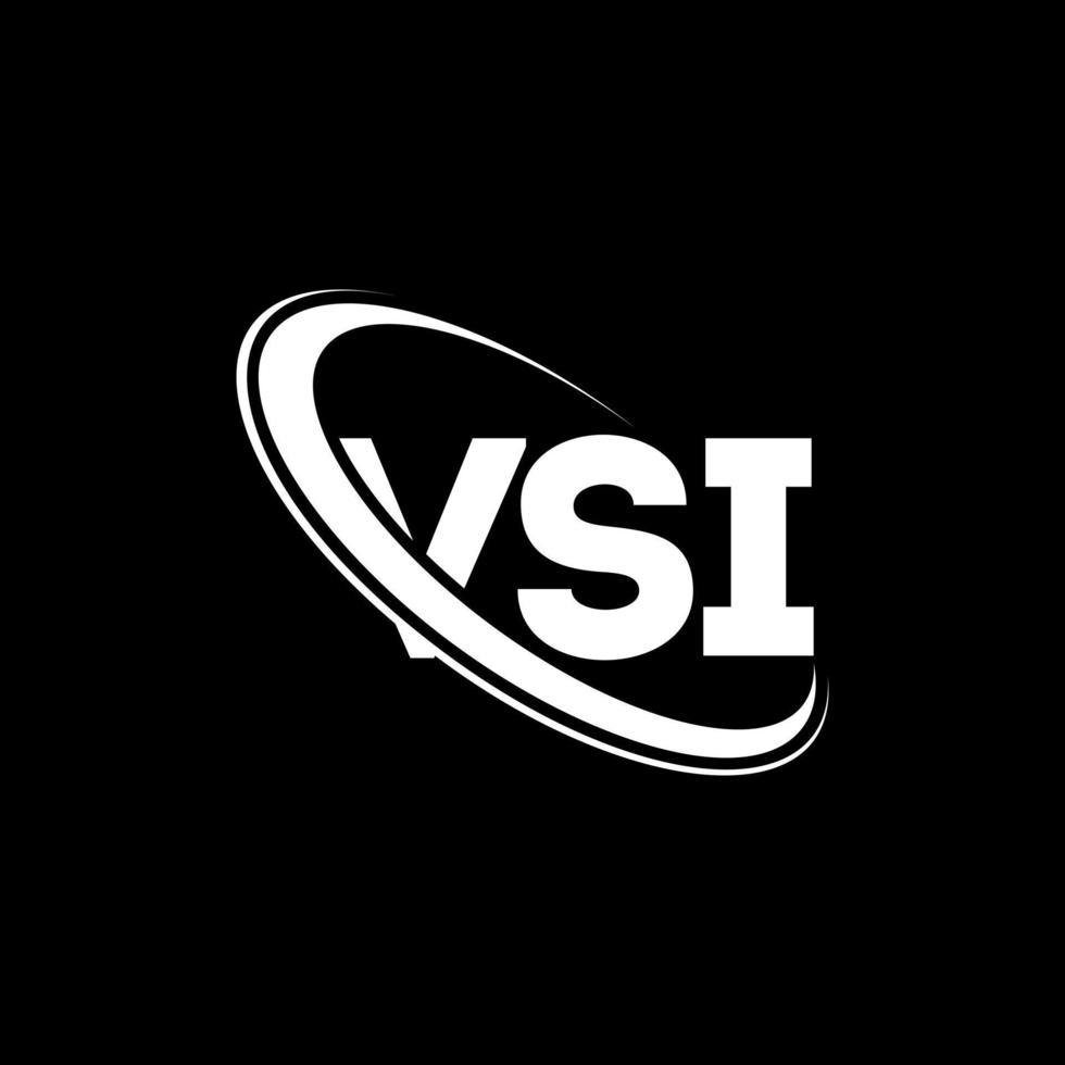 VSI logo. VSI letter. VSI letter logo design. Initials VSI logo linked with circle and uppercase monogram logo. VSI typography for technology, business and real estate brand. vector