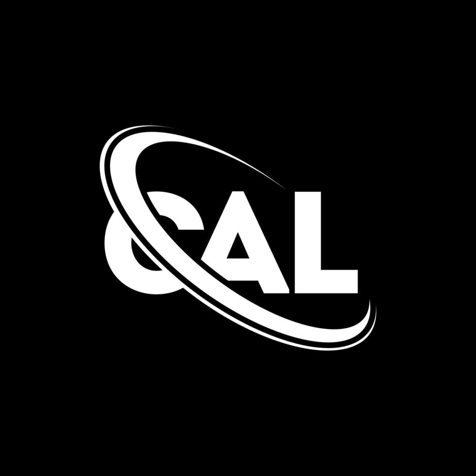 CAL logo. CAL letter. CAL letter logo design. Initials CAL logo linked with circle and uppercase monogram logo. CAL typography for technology, business and real estate brand. vector