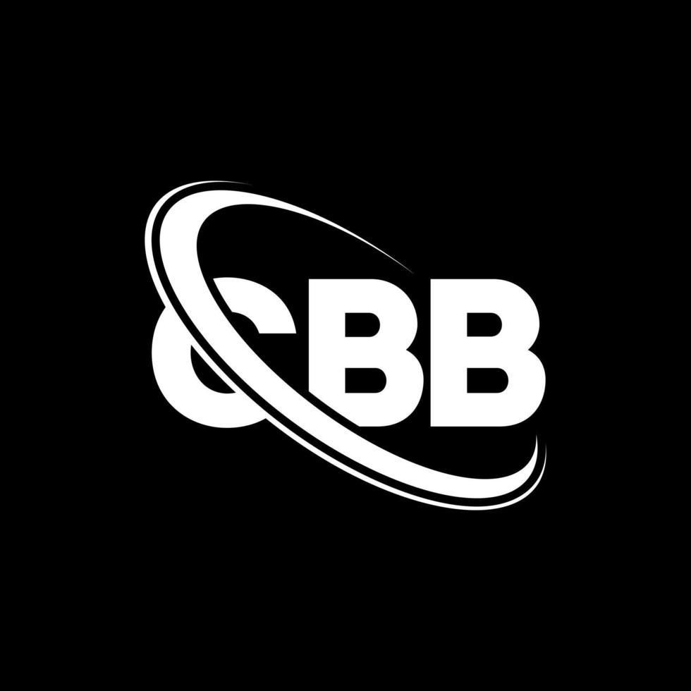 logotipo de cbb. carta cbb. diseño del logotipo de la letra cbb. logotipo de las iniciales cbb vinculado con un círculo y un logotipo de monograma en mayúsculas. tipografía cbb para tecnología, negocios y marca inmobiliaria. vector