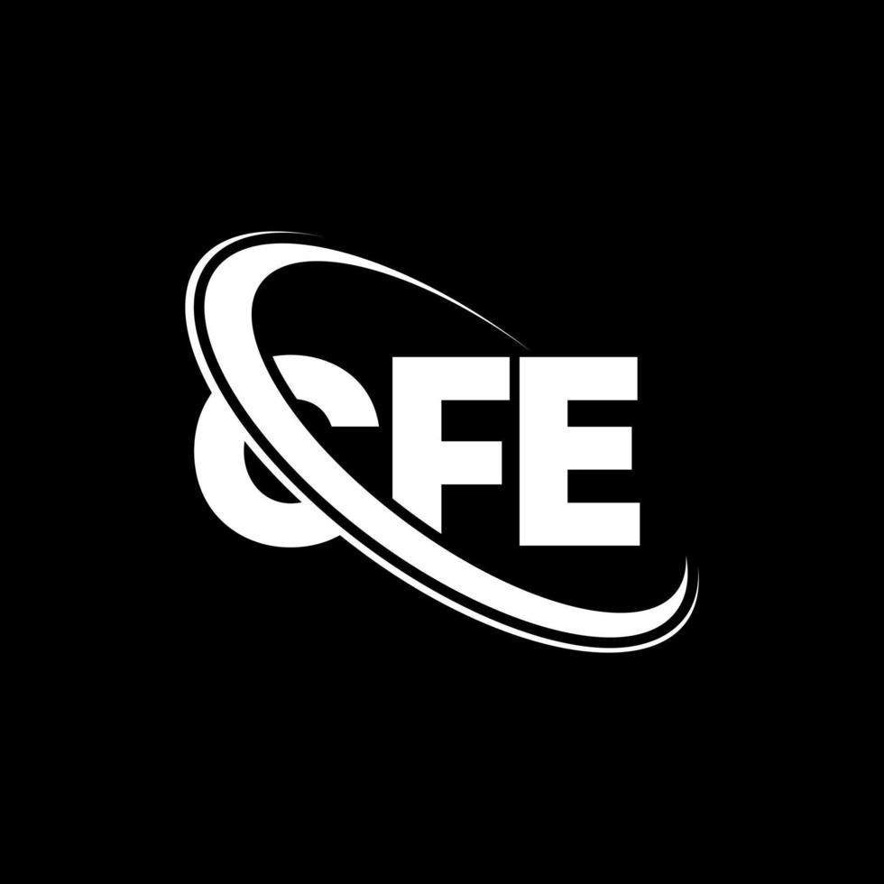 CFE logo. CFE letter. CFE letter logo design. Initials CFE logo linked