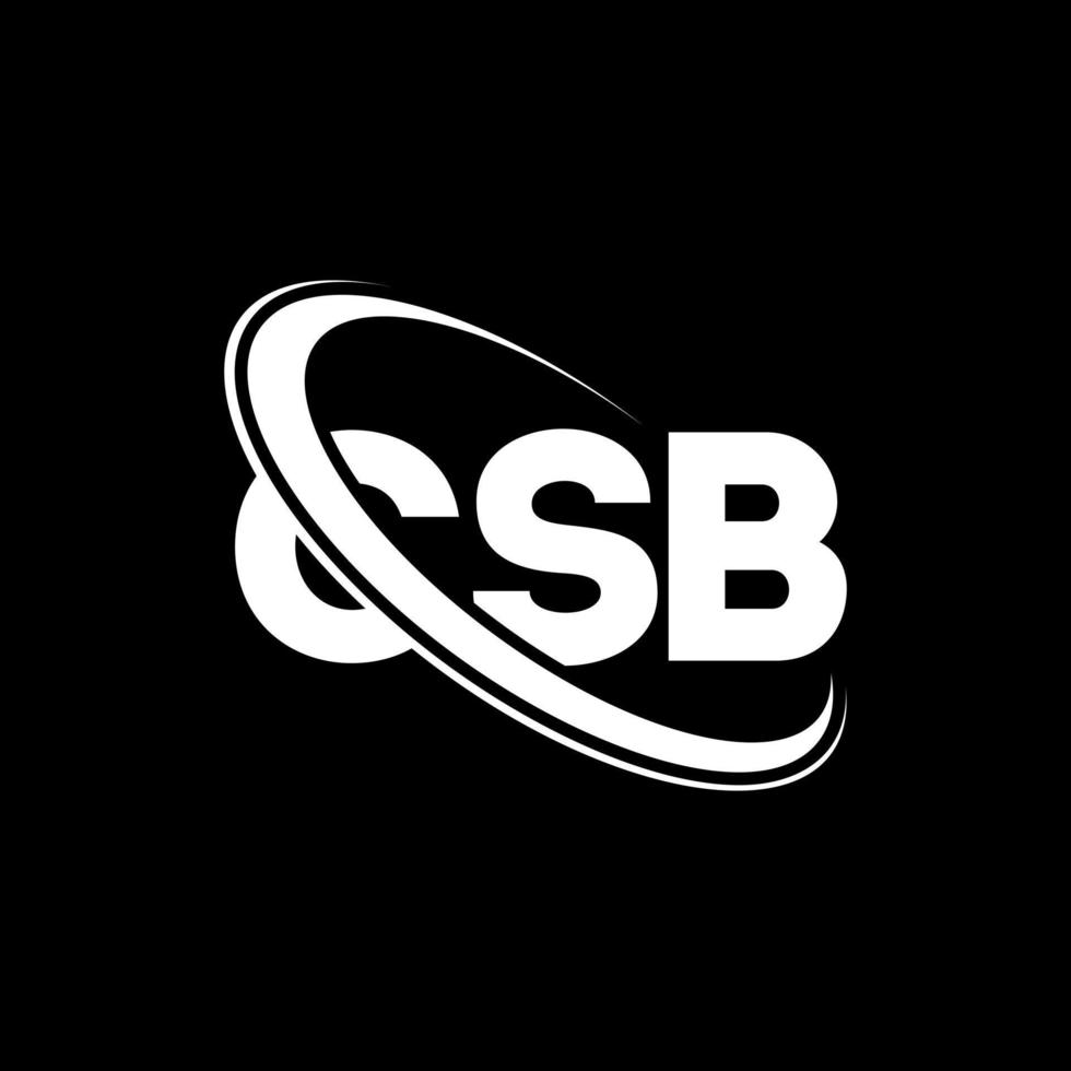 CSB logo. CSB letter. CSB letter logo design. Initials CSB logo linked with circle and uppercase monogram logo. CSB typography for technology, business and real estate brand. vector