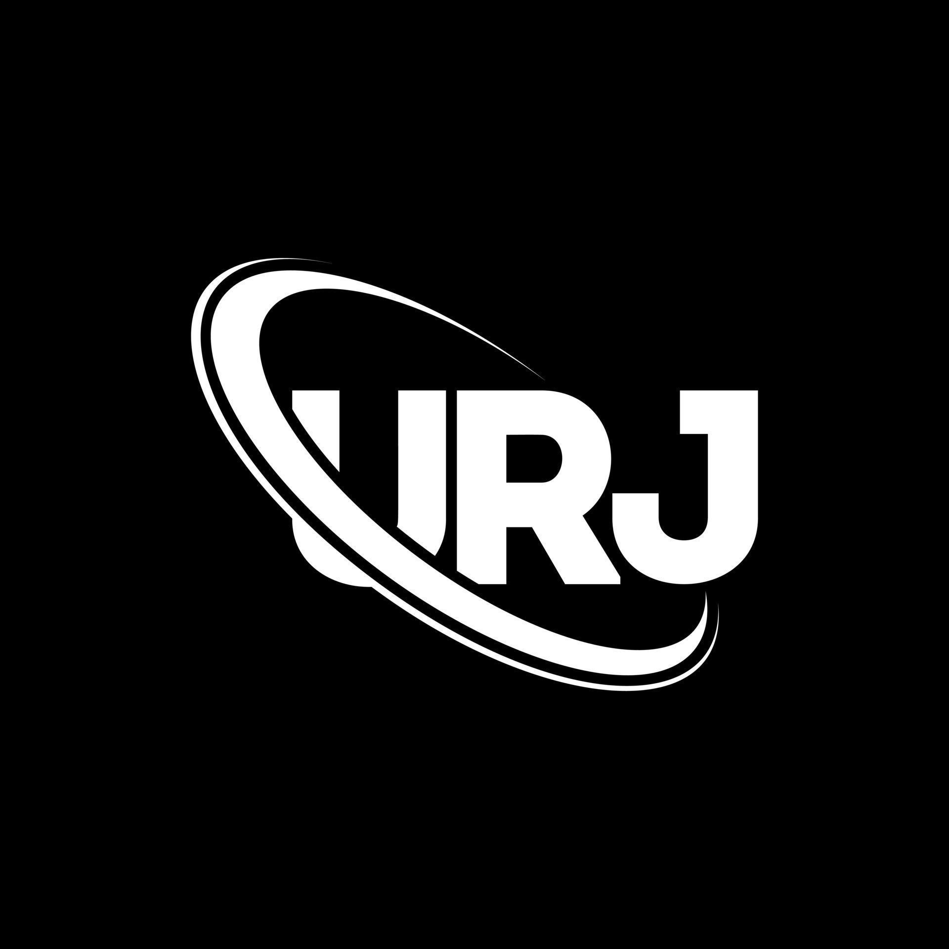 URJ logo. URJ letter. URJ letter logo design. Initials URJ logo linked .