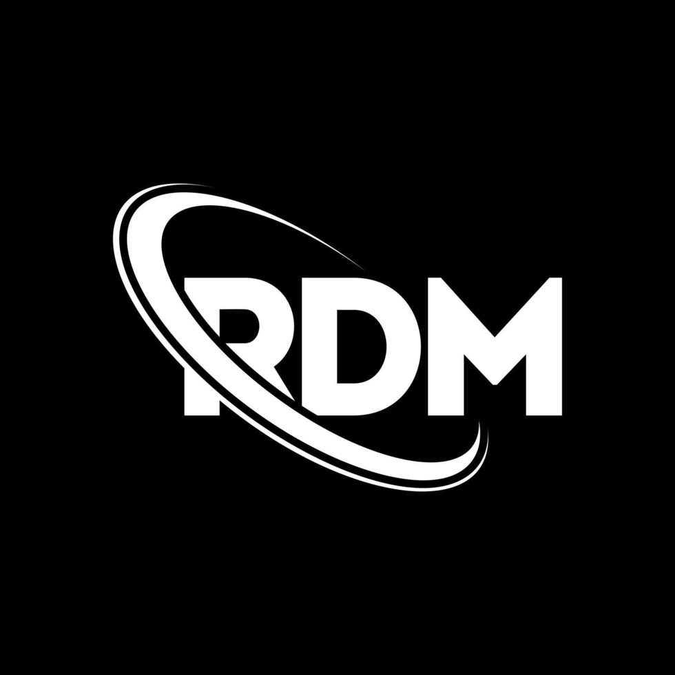 RDM logo. RDM letter. RDM letter logo design. Initials RDM logo linked