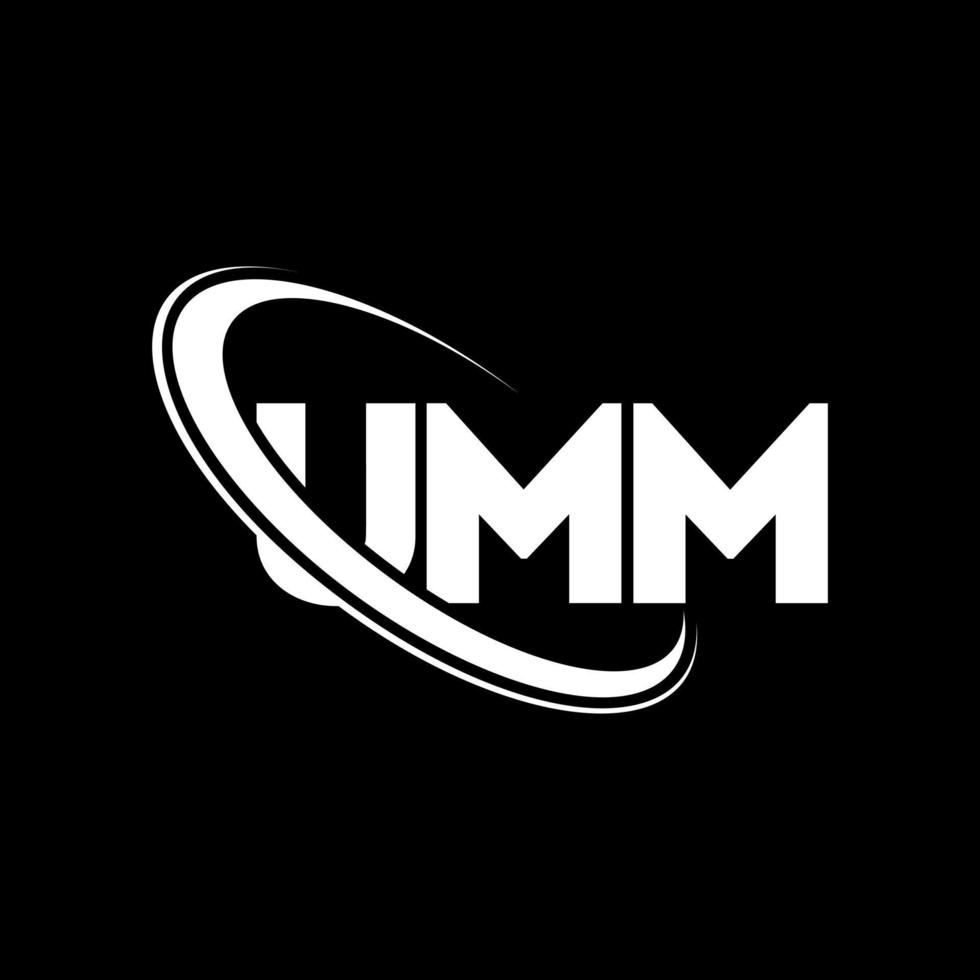 logotipo mmm mmm carta diseño del logotipo de la letra umm logotipo