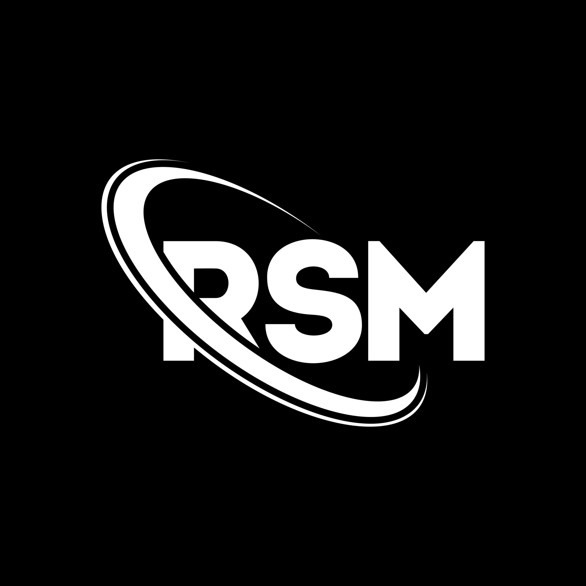 RSM logo RSM letter RSM letter logo design Initials RSM logo linked