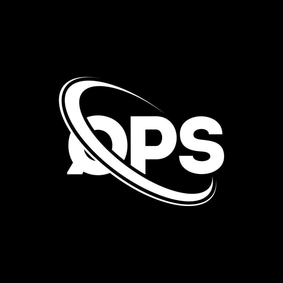 QPS logo. QPS letter. QPS letter logo design. Initials QPS logo linked with circle and uppercase monogram logo. QPS typography for technology, business and real estate brand. vector