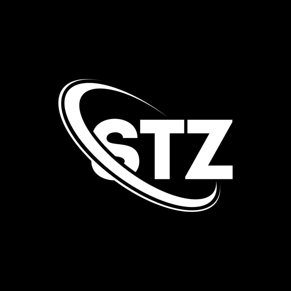 STZ logo. STZ letter. STZ letter logo design. Initials STZ logo linked with circle and uppercase monogram logo. STZ typography for technology, business and real estate brand. vector