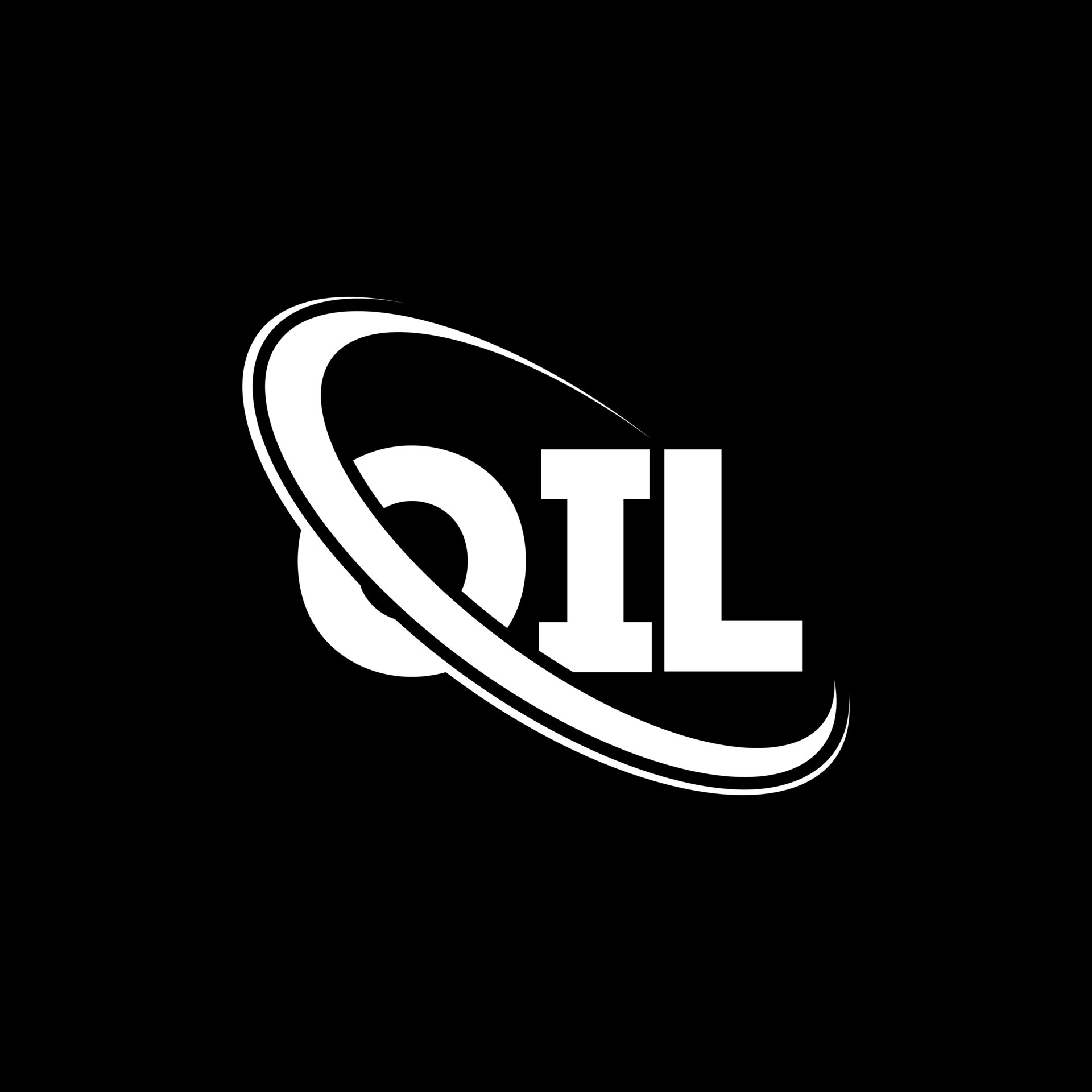 logotipo de aceite carta de aceite diseño de logotipo de letra de