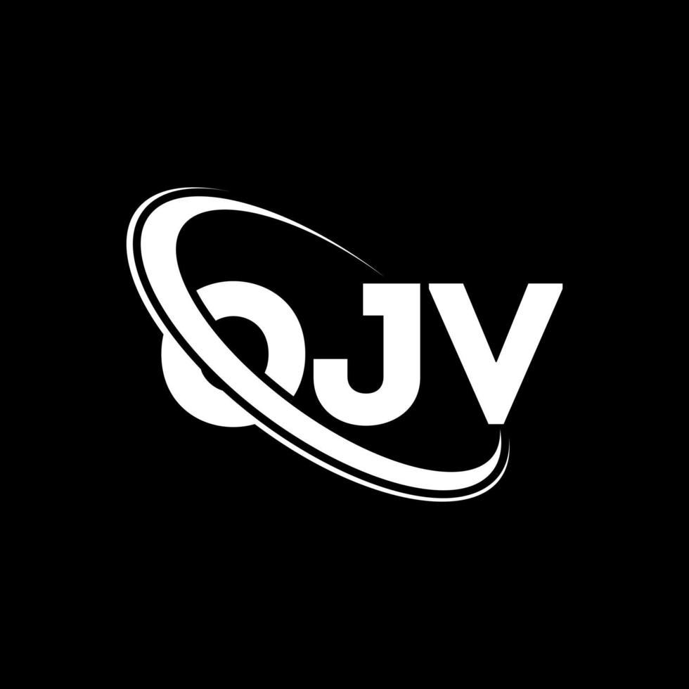 OJV logo. OJV letter. OJV letter logo design. Initials OJV logo linked with circle and uppercase monogram logo. OJV typography for technology, business and real estate brand. vector