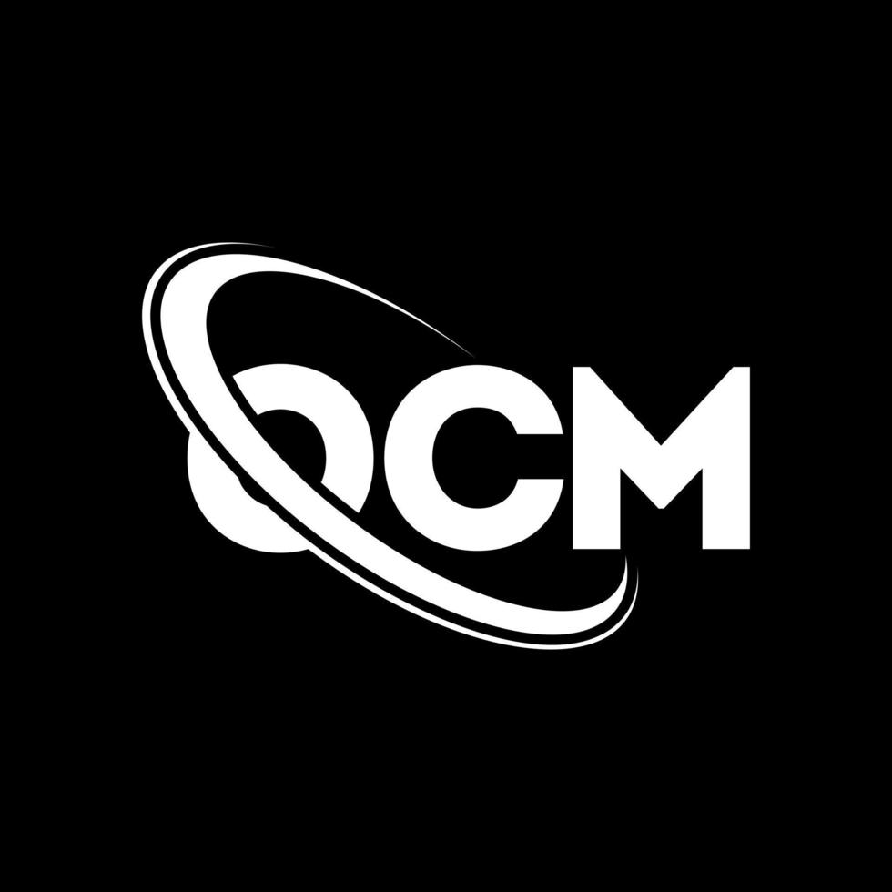 OCM logo OCM letter OCM letter logo design Initials OCM logo linked
