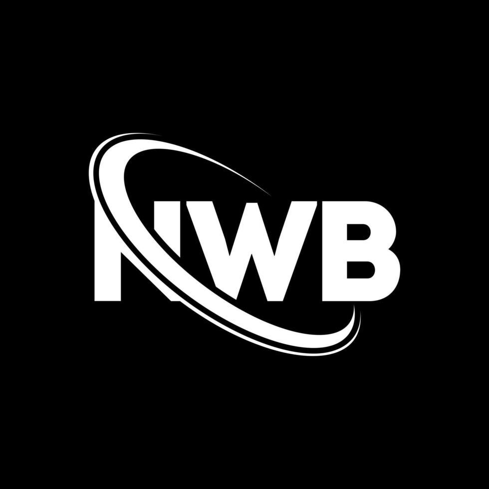 NWB logo. NWB letter. NWB letter logo design. Initials NWB logo linked ...