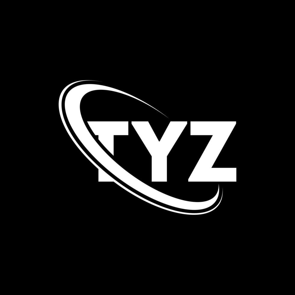 logotipo de tyz. letra tyz. diseño del logotipo de la letra tyz ...