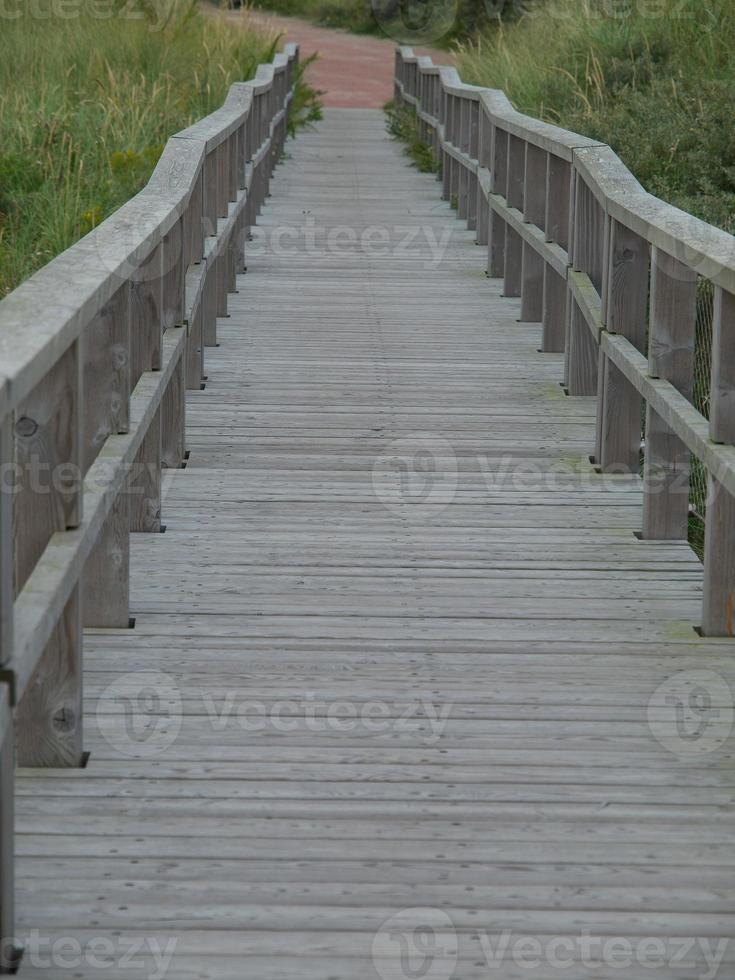 the island of juist in germany photo