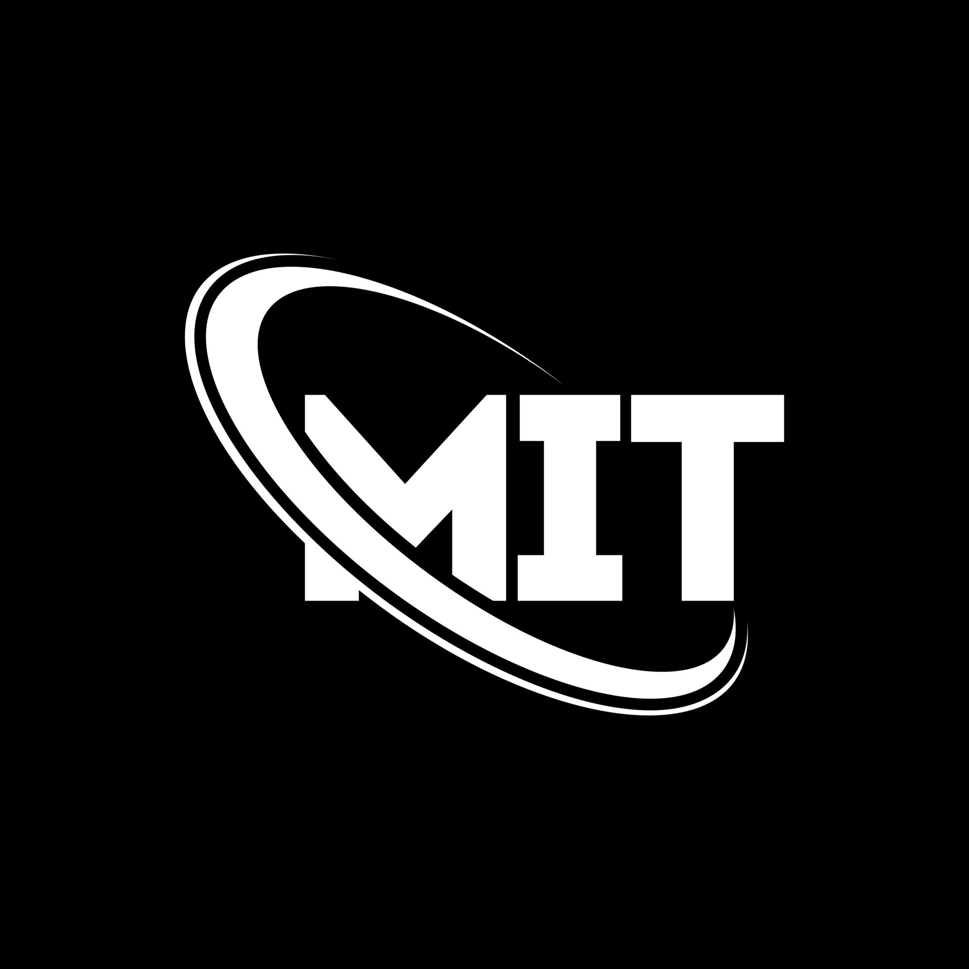 logotipo de mit. mi carta. diseño de logotipo de letra mit. iniciales