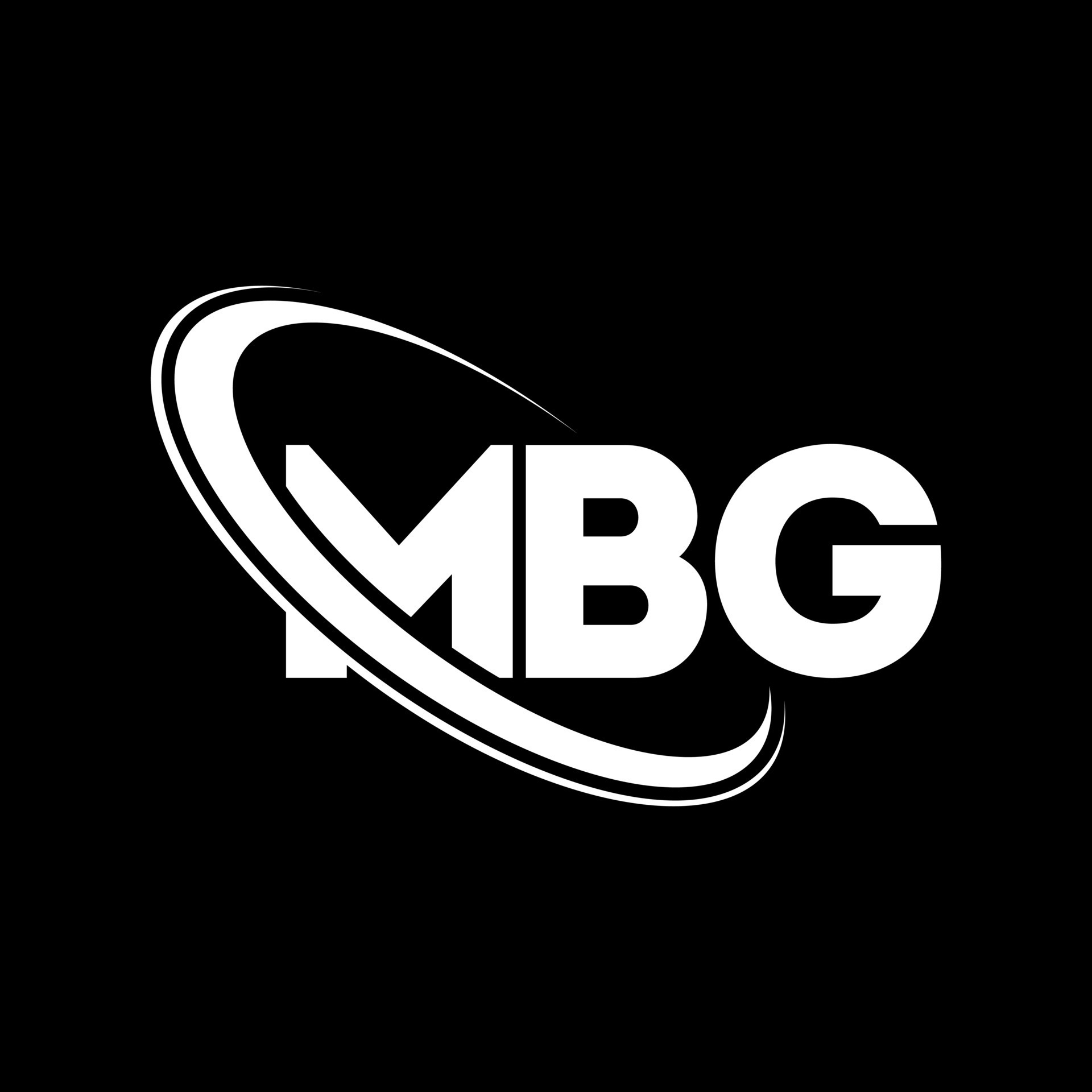 logotipo de MBG. carta mbg. diseño del logotipo de la letra mbg. logotipo de iniciales mbg