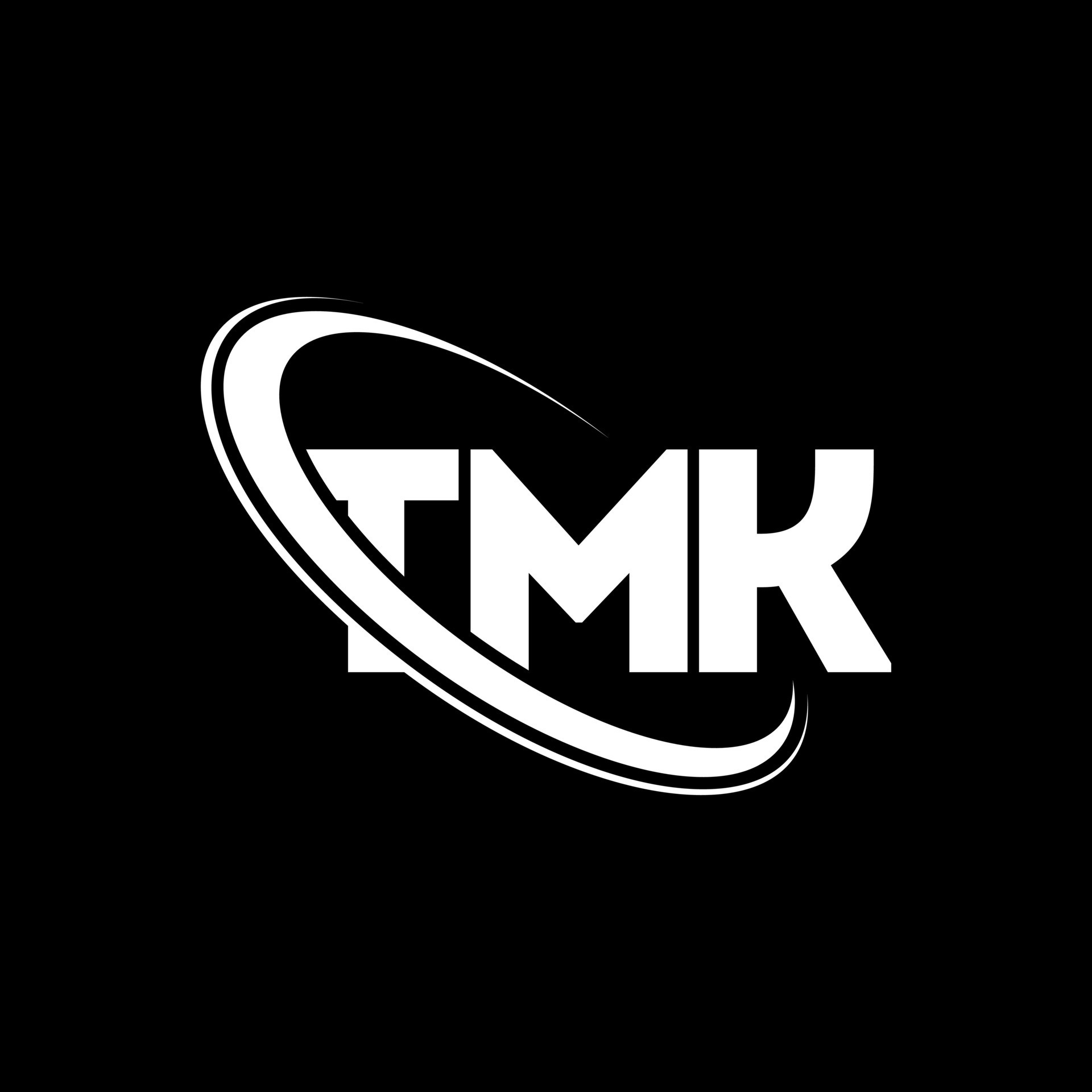 logotipo de tmk. letra tmk. diseño del logotipo de la letra tmk