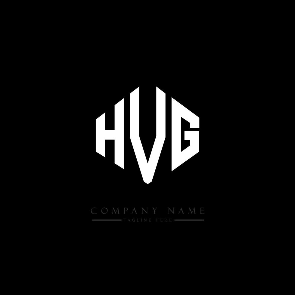 HVG letter logo design with polygon shape. HVG polygon and cube shape logo design. HVG hexagon vector logo template white and black colors. HVG monogram, business and real estate logo.