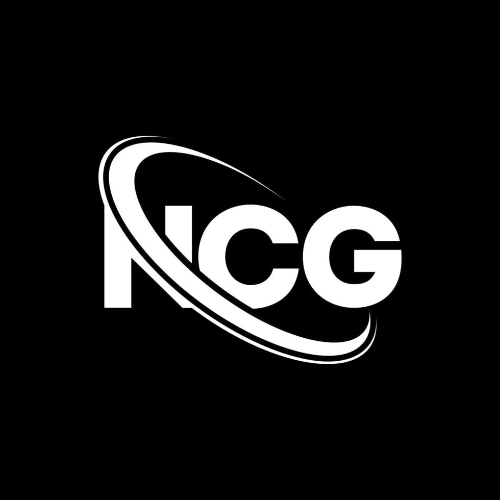 NCG logo. NCG letter. NCG letter logo design. Initials NCG logo linked with circle and uppercase monogram logo. NCG typography for technology, business and real estate brand. vector