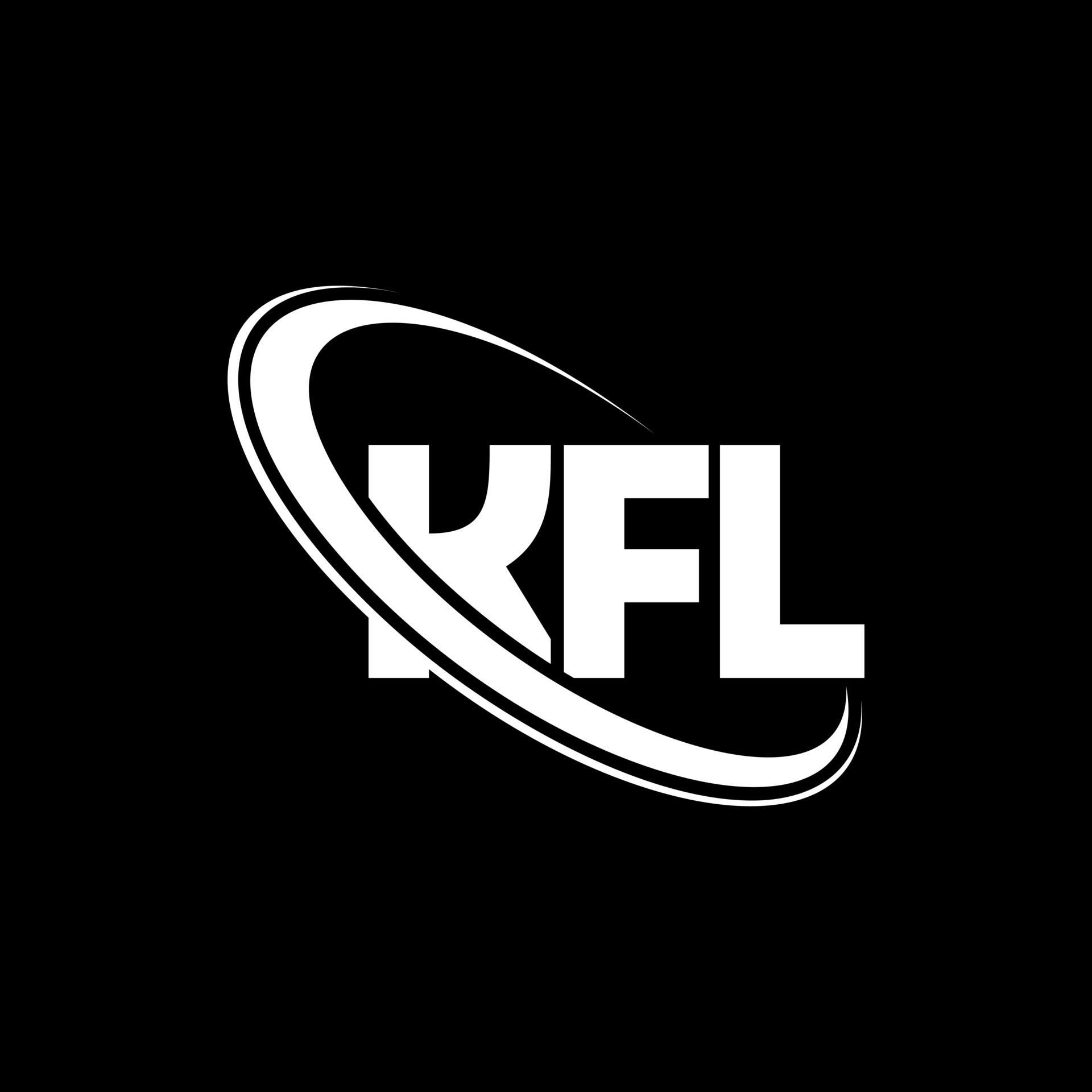 KFL logo. KFL letter. KFL letter logo design. Initials KFL logo linked ...