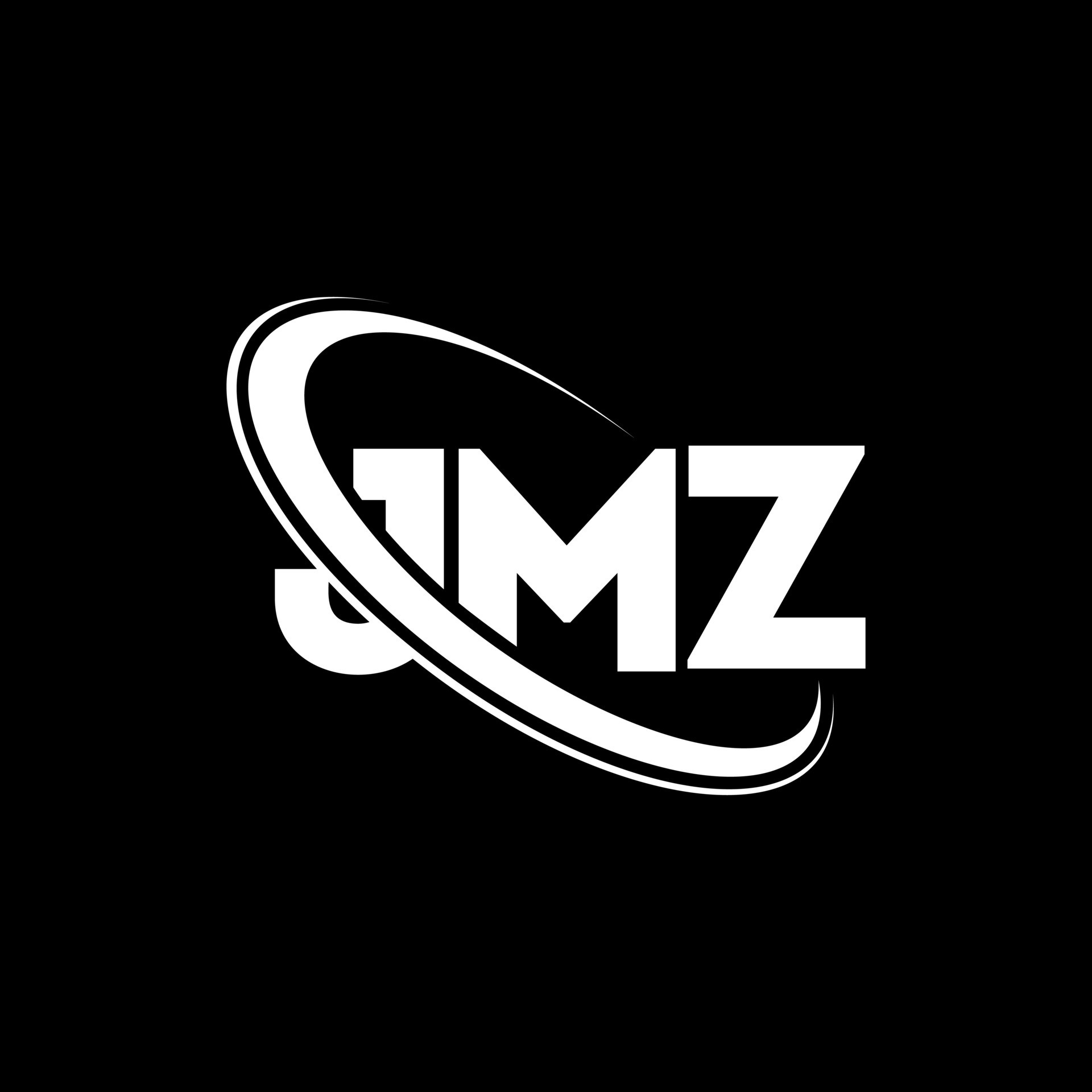 logotipo de jmz. carta jmz. diseño del logotipo de la letra jmz