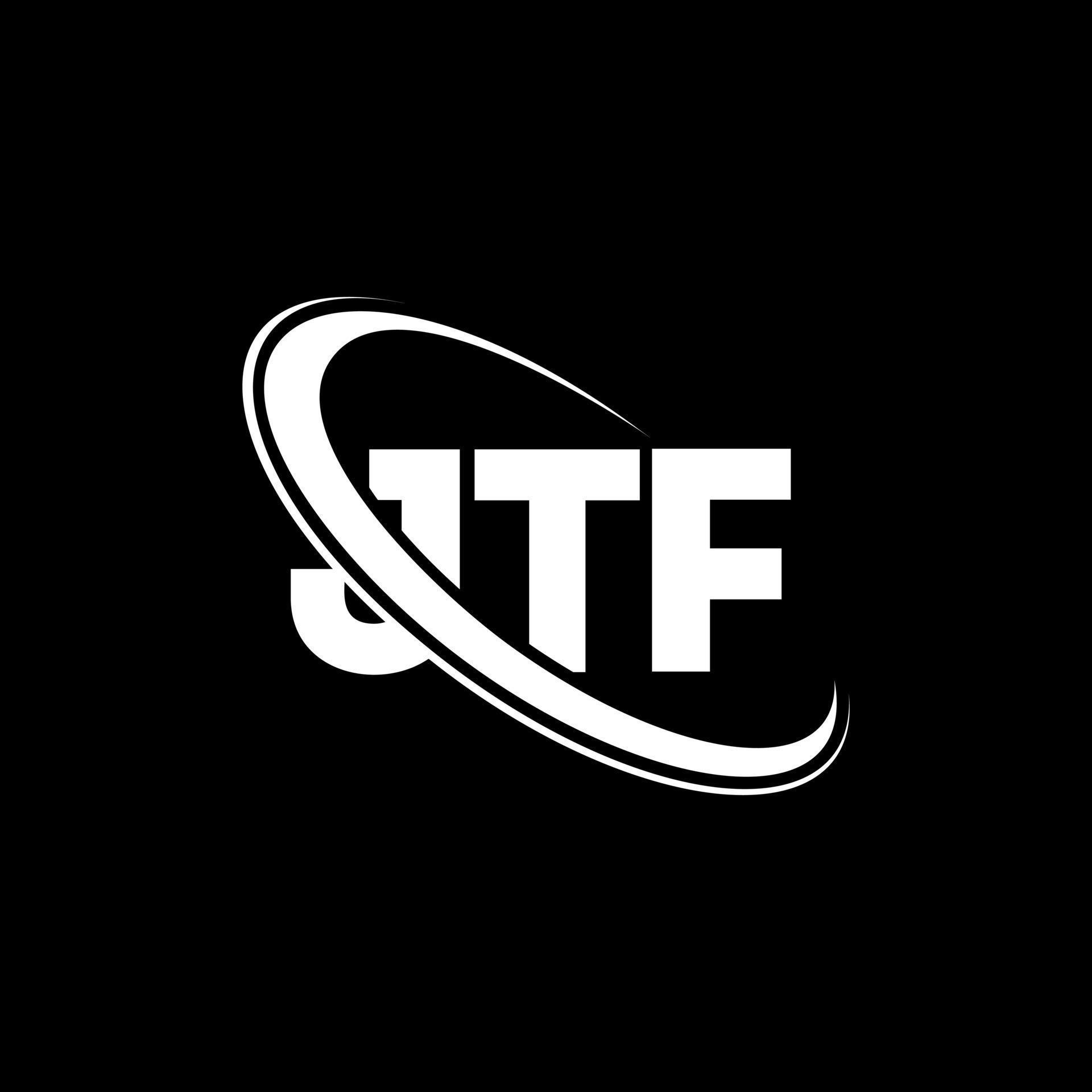 logotipo jtf. carta jtf. diseño del logotipo de la letra jtf. logotipo