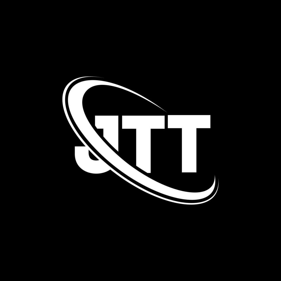 JTT logo. JTT letter. JTT letter logo design. Initials JTT logo linked