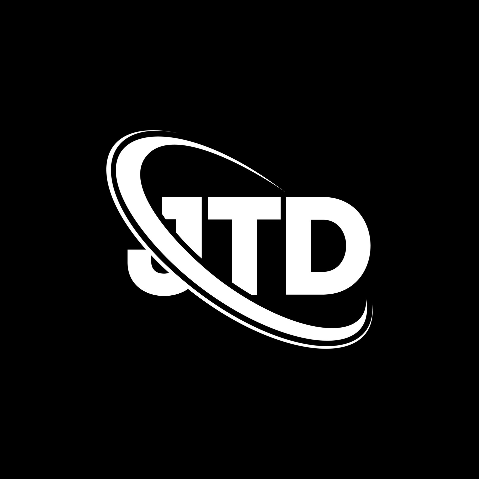 logotipo jtd. carta jtd. diseño del logotipo de la letra jtd. logotipo