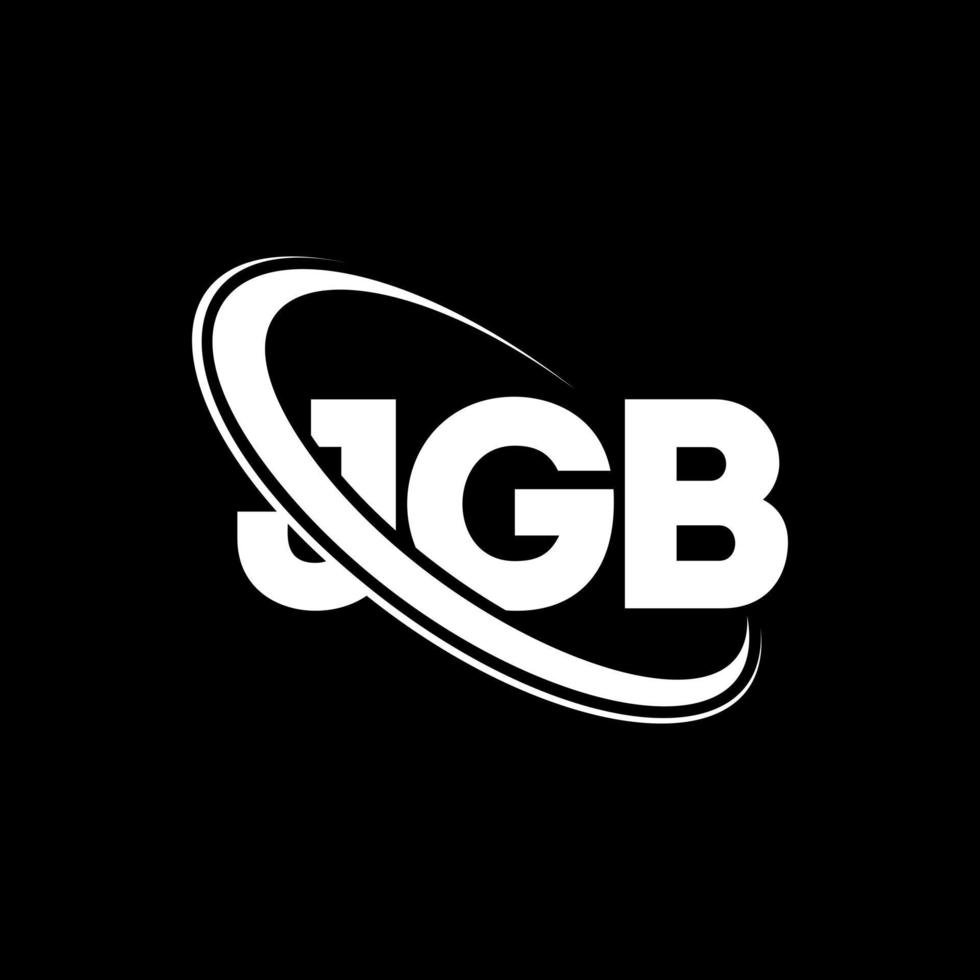 JGB logo. JGB letter. JGB letter logo design. Initials JGB logo linked with circle and uppercase monogram logo. JGB typography for technology, business and real estate brand. vector
