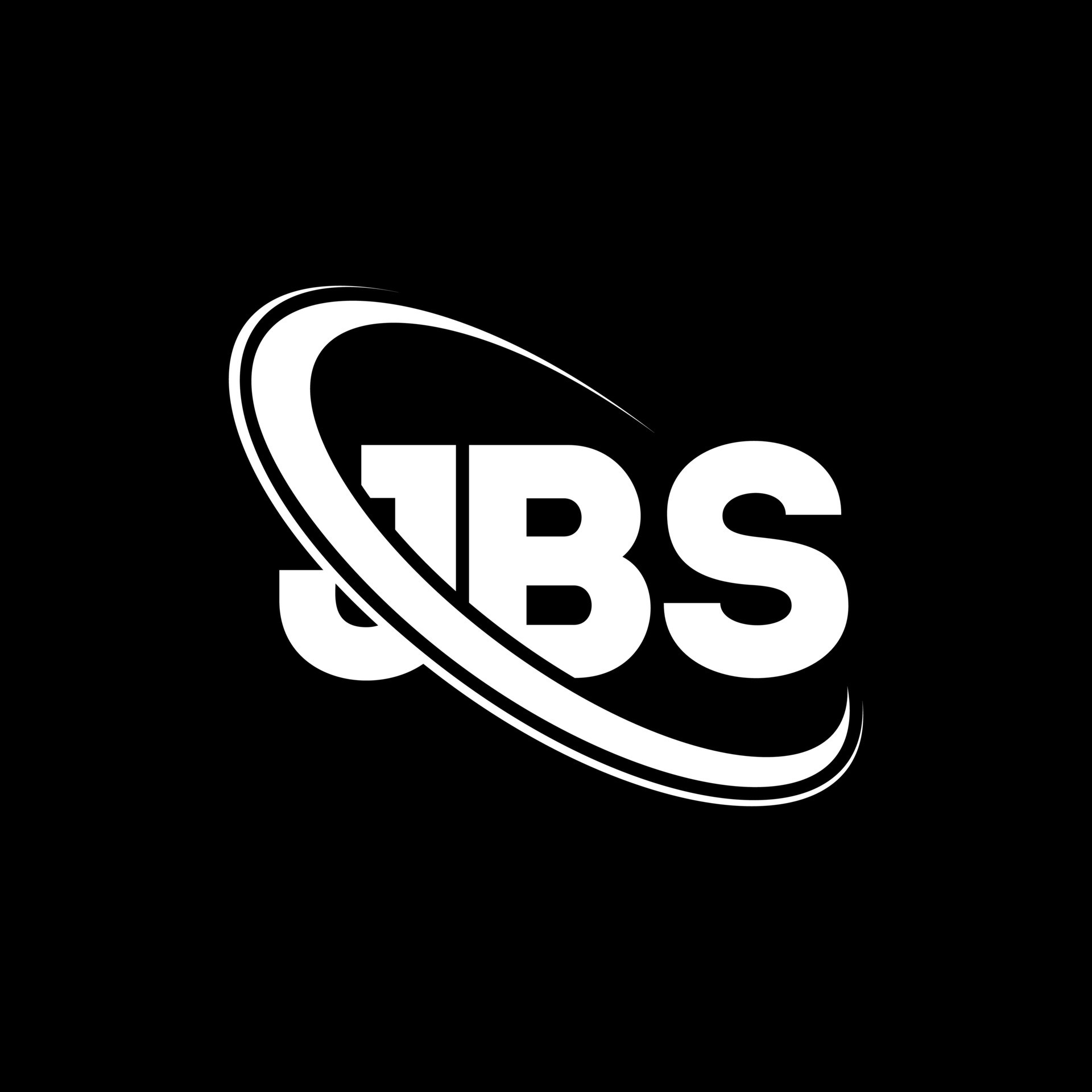 logotipo de jbs. carta jbs. diseño del logotipo de la letra jbs