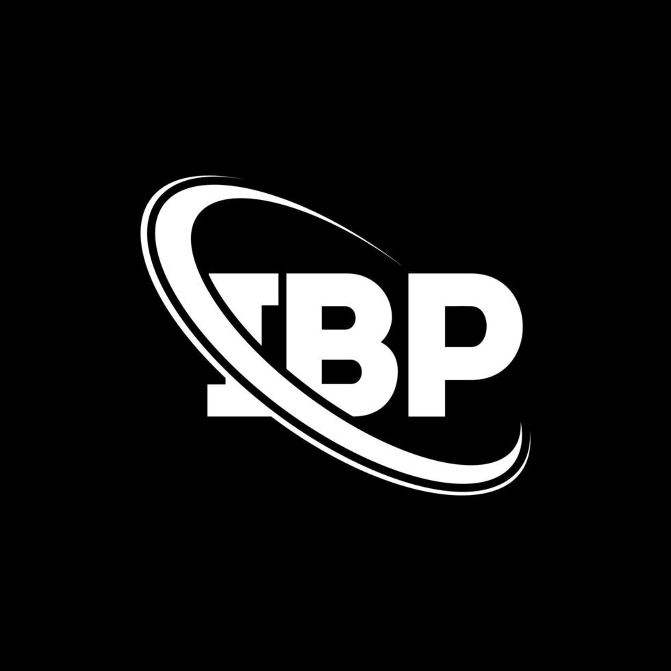 IBP logo. IBP letter. IBP letter logo design. Initials IBP logo linked with circle and uppercase monogram logo. IBP typography for technology, business and real estate brand. vector