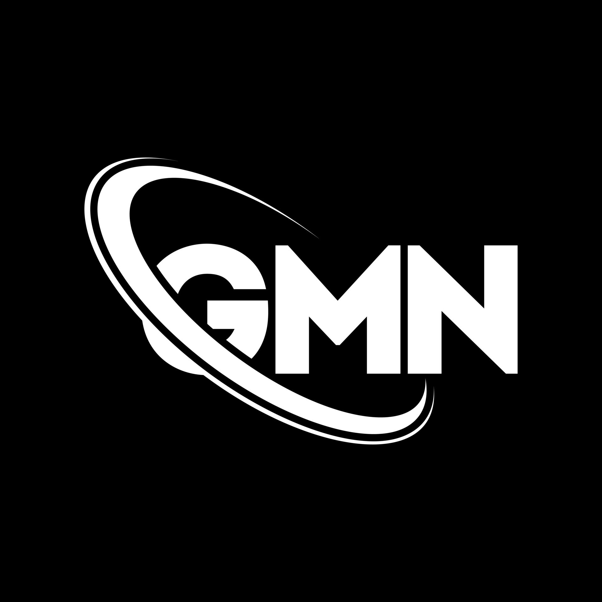 logotipo de gmn. letra gmin. diseño del logotipo de la letra gmn