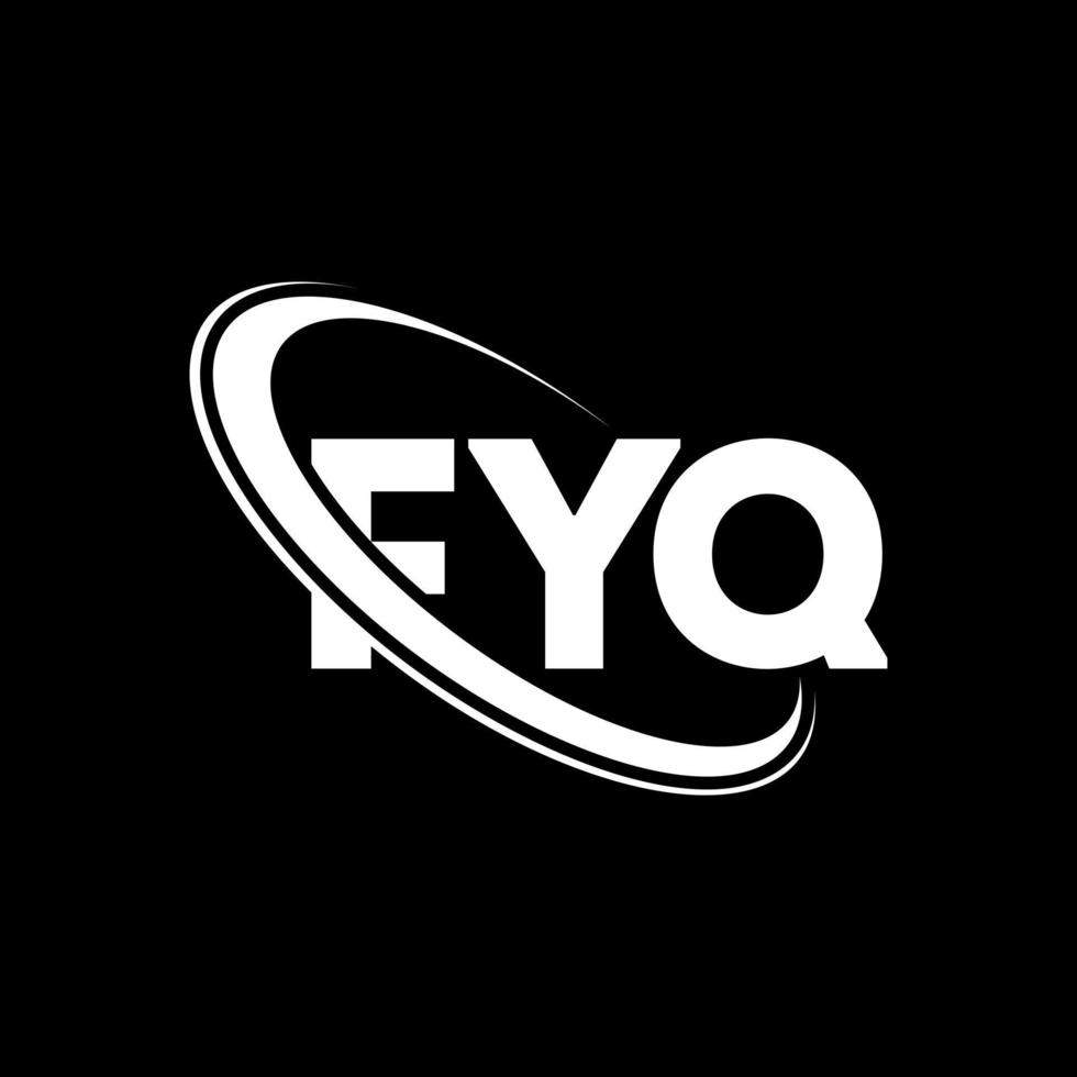 FYQ logo. FYQ letter. FYQ letter logo design. Initials FYQ logo linked