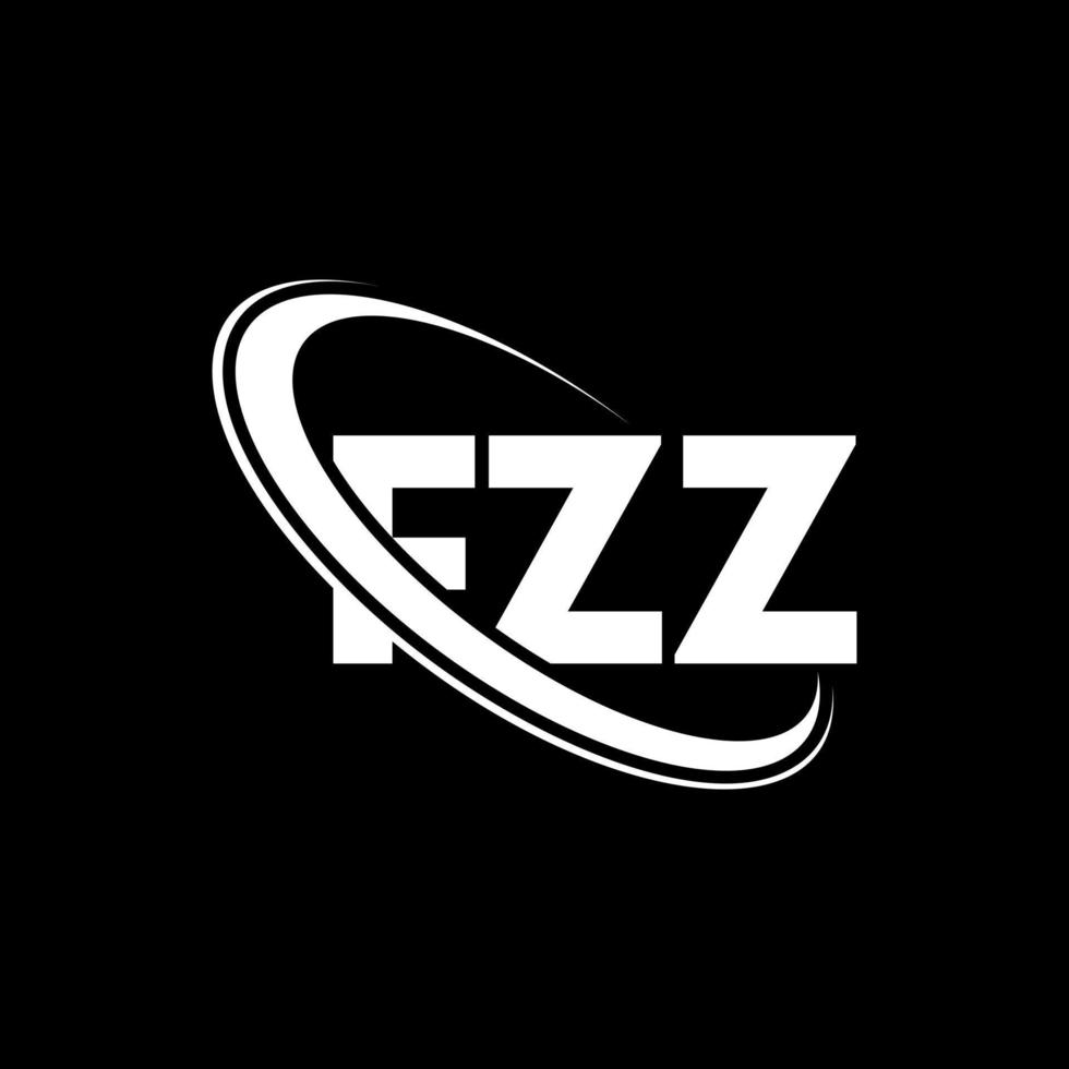 logotipo de fzz. letra fz. diseño del logotipo de la letra fzz. logotipo de iniciales fzz vinculado con círculo y logotipo de monograma en mayúsculas. tipografía fzz para tecnología, negocios y marca inmobiliaria. vector