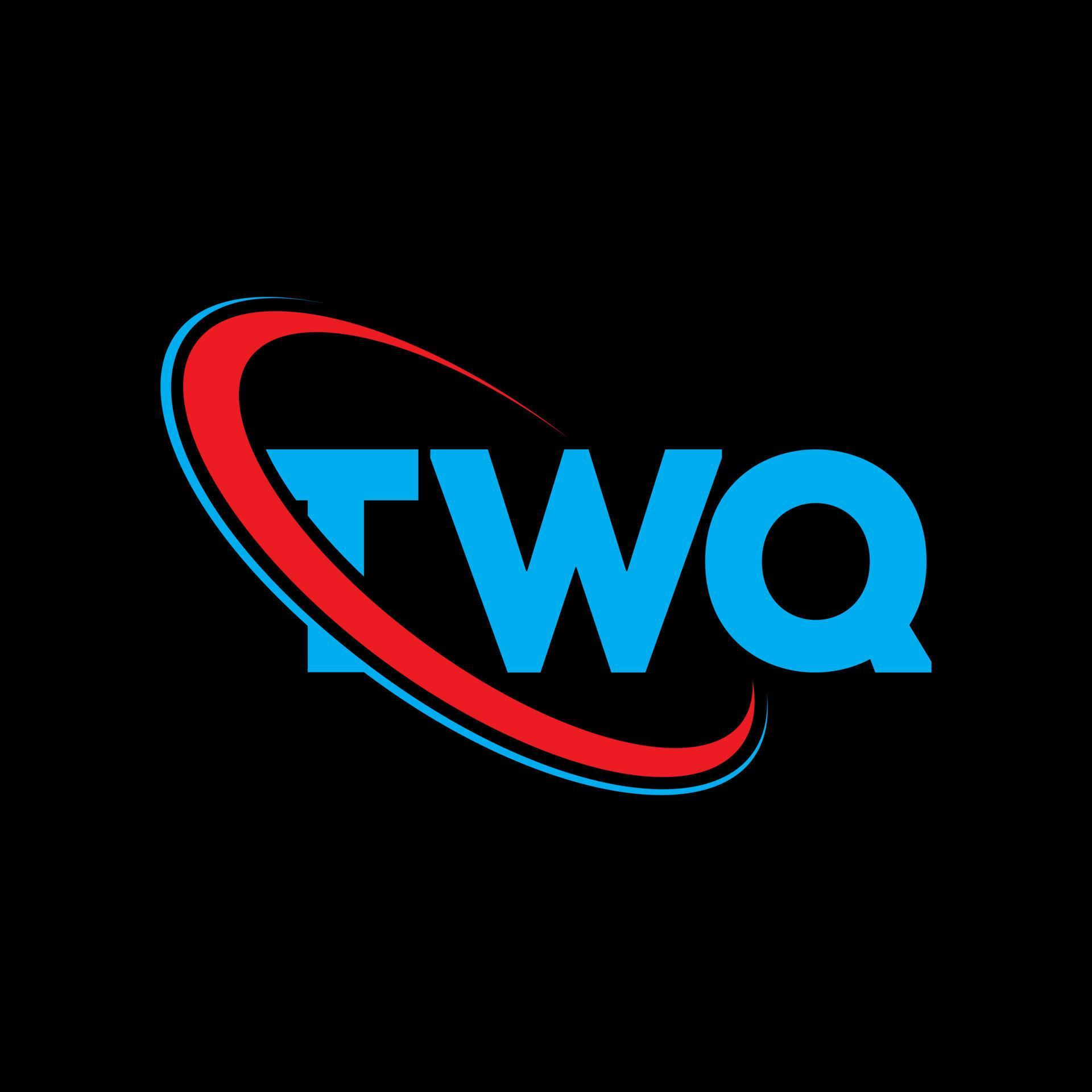 TWQ logo. TWQ letter. TWQ letter logo design. Initials TWQ logo linked