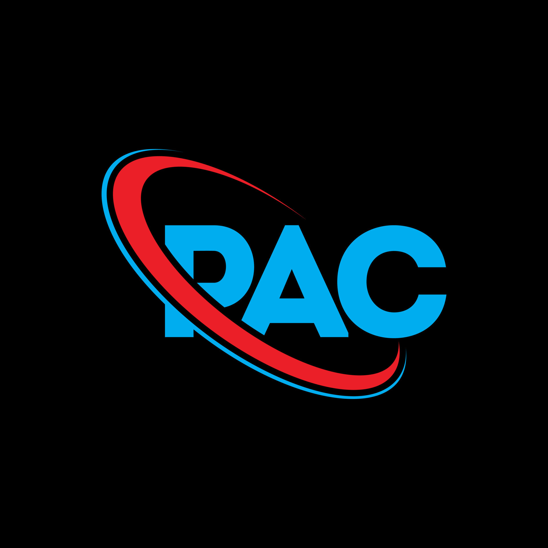 logotipo de pac. carta de pac. diseño del logotipo de la letra pac