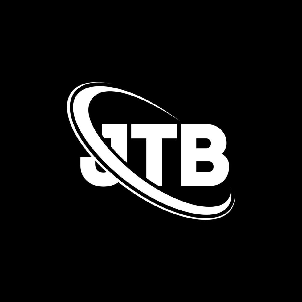 JTB logo. JTB letter. JTB letter logo design. Initials JTB logo linked with circle and uppercase monogram logo. JTB typography for technology, business and real estate brand. vector