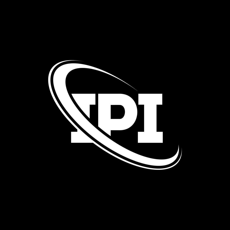 IPI logo. IPI letter. IPI letter logo design. Initials IPI logo linked with circle and uppercase monogram logo. IPI typography for technology, business and real estate brand. vector