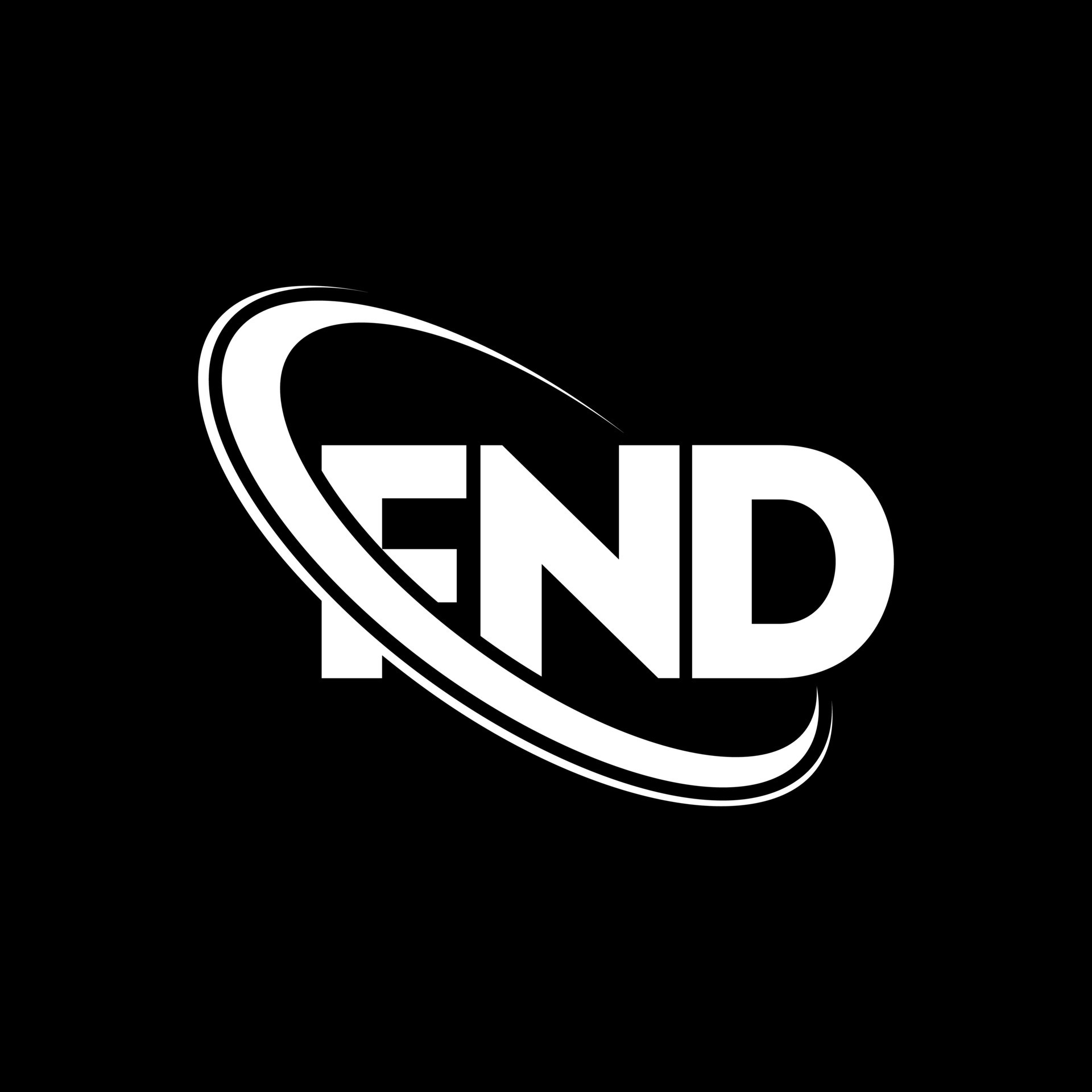 FND logo. FND letter. FND letter logo design. Initials FND logo