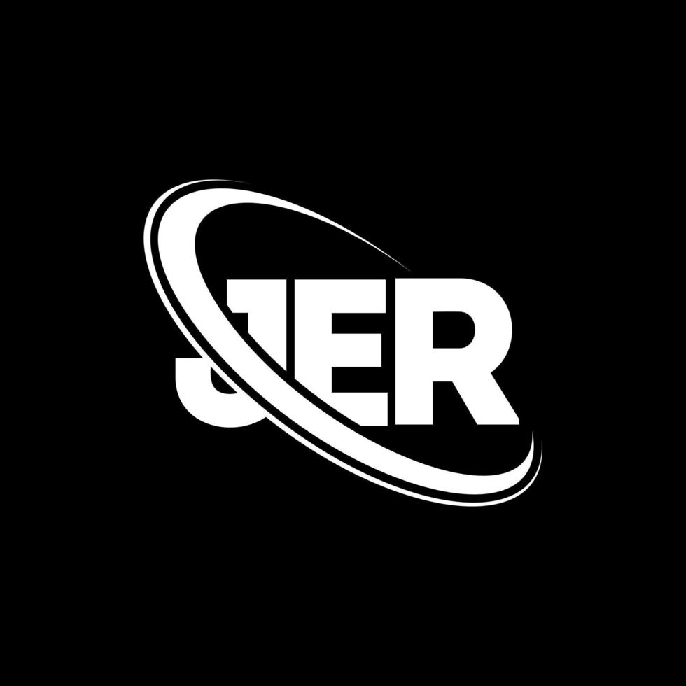 JER logo JER letter JER letter logo design Initials JER logo linked
