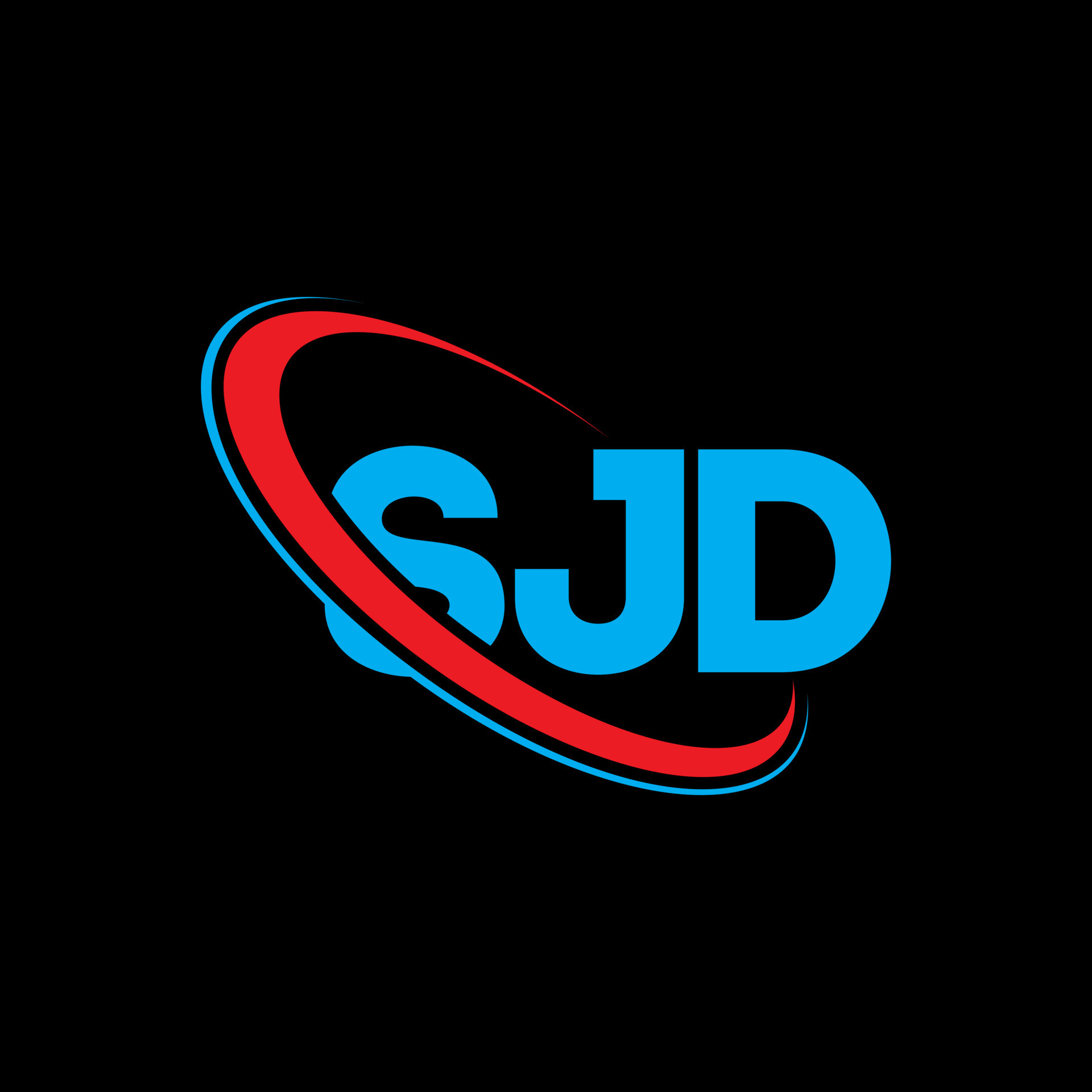 logotipo de sjd. letra sjd. diseño del logotipo de la letra sjd