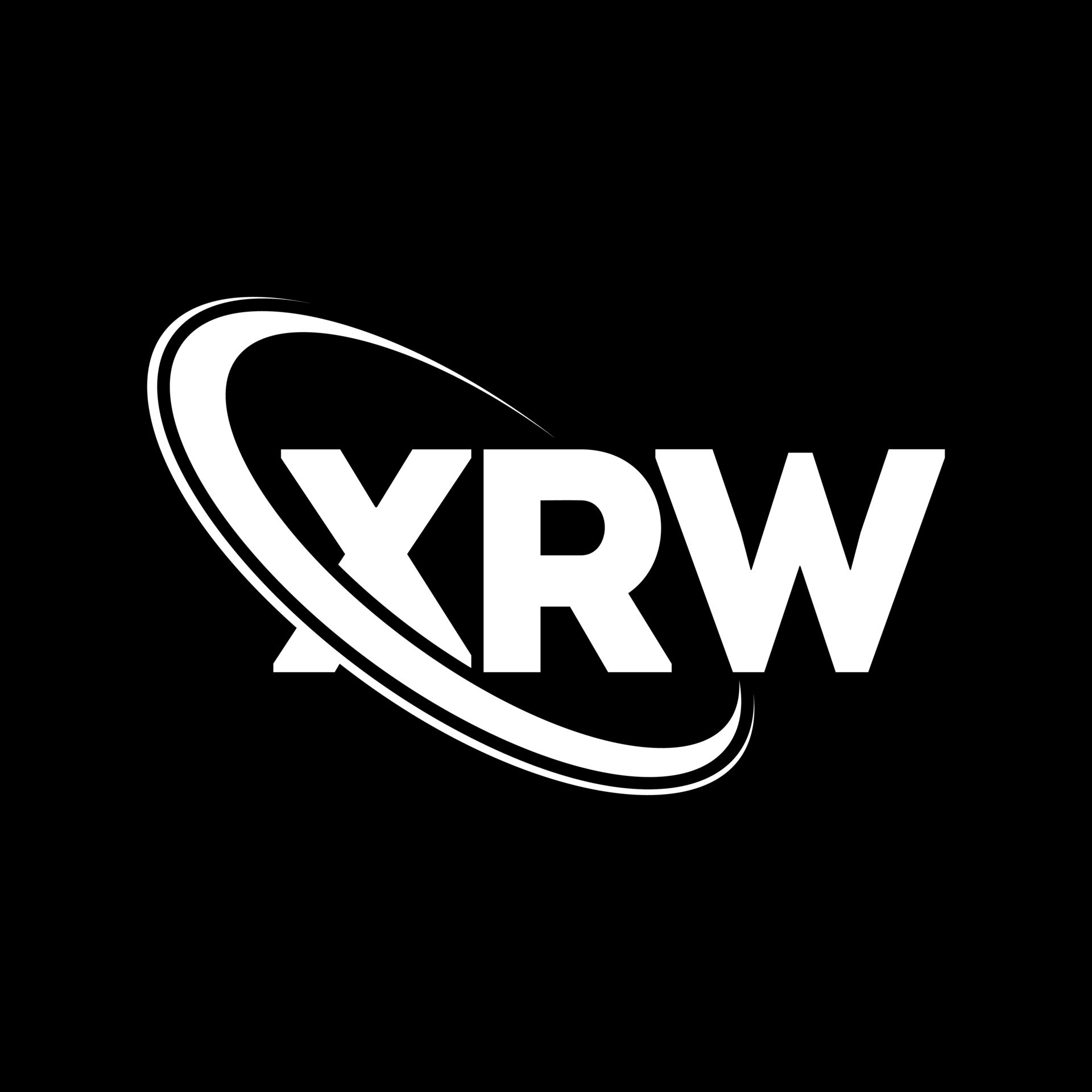 XRW logo. XRW letter. XRW letter logo design. Initials XRW logo linked