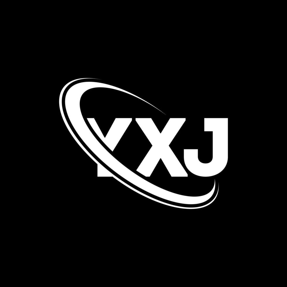 YXJ logo. YXJ letter. YXJ letter logo design. Initials YXJ logo linked with circle and uppercase monogram logo. YXJ typography for technology, business and real estate brand. vector