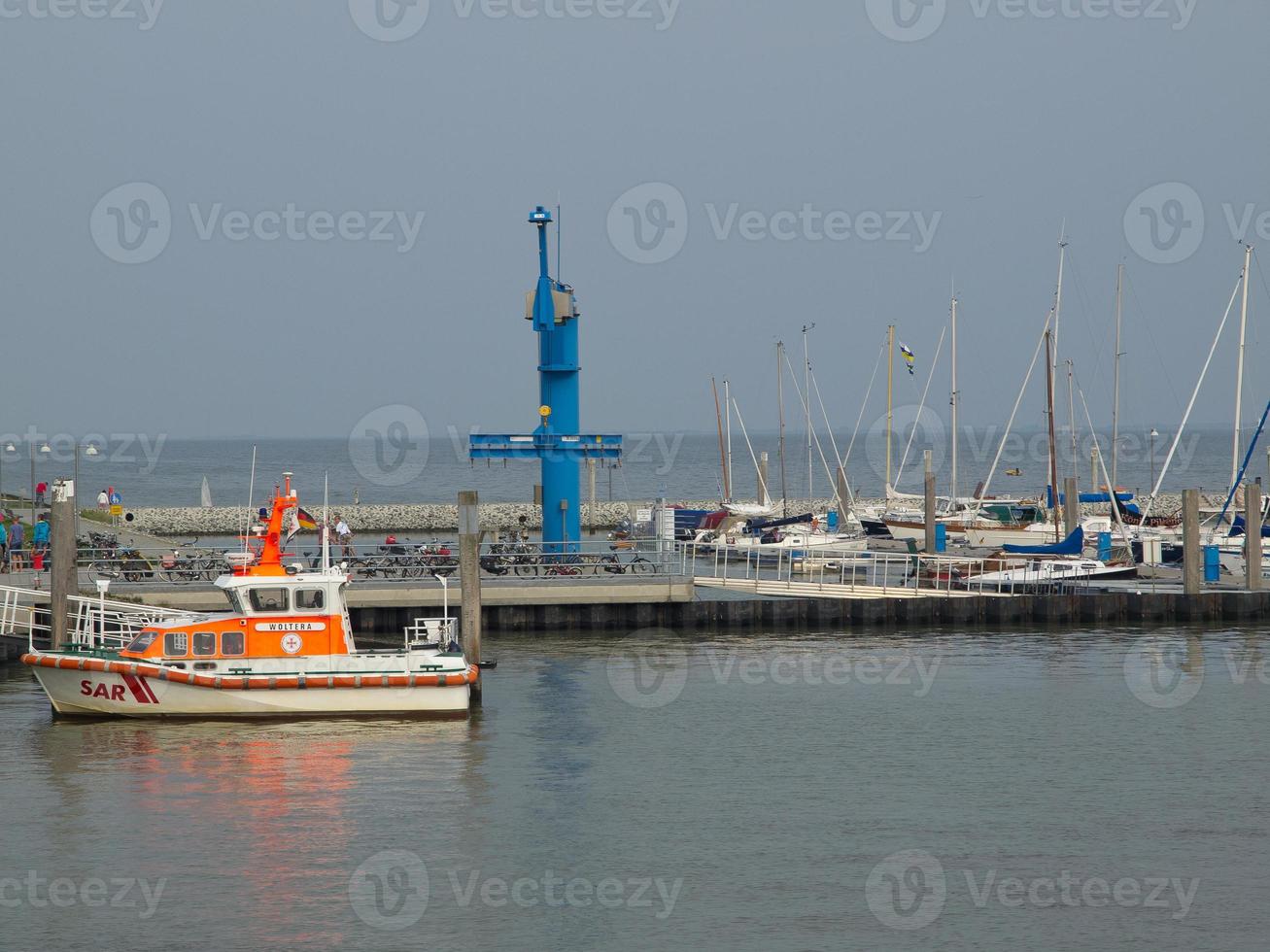 the island of juist in germany photo