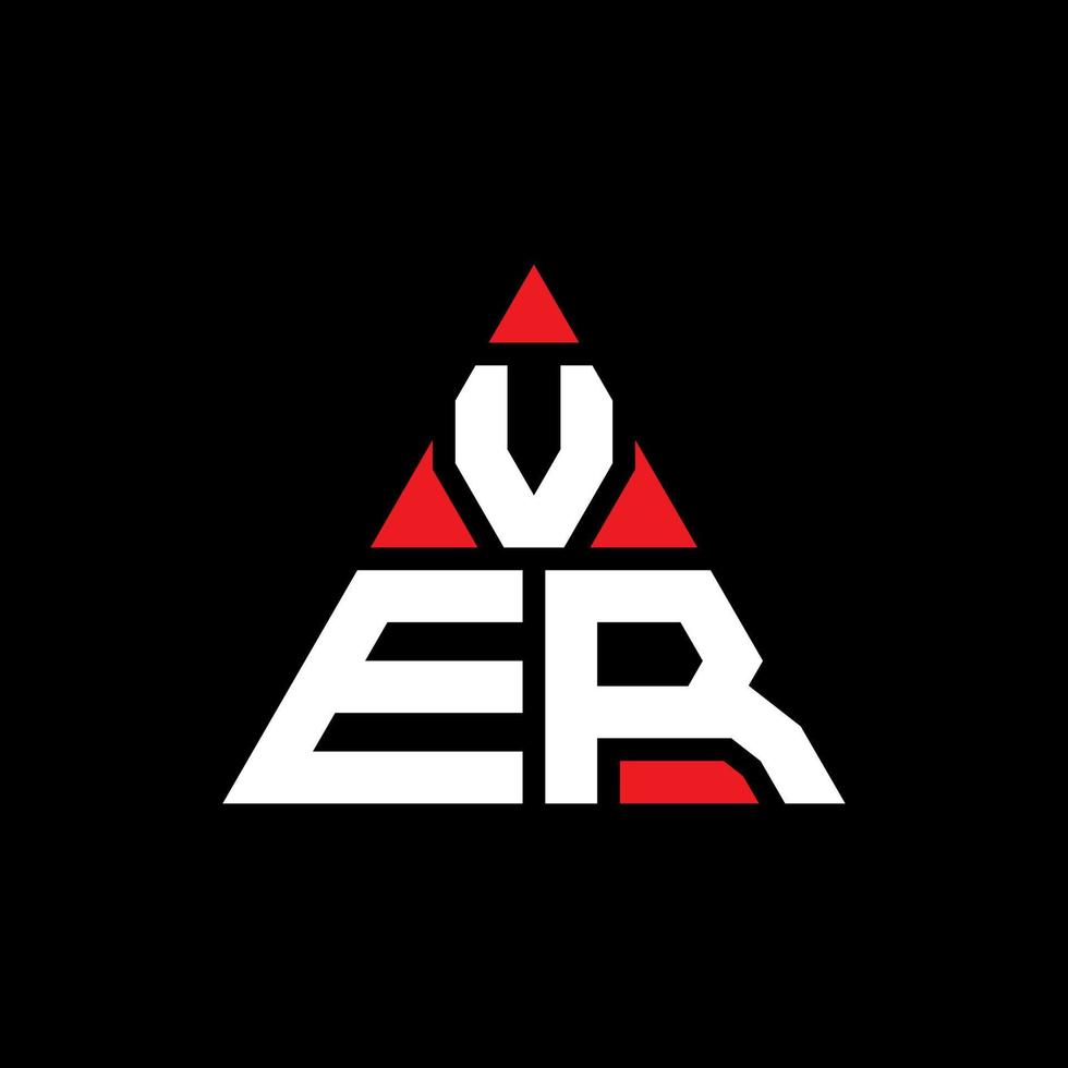 ver diseño de logotipo de letra triangular con forma de triángulo. monograma de diseño de logotipo de triángulo ver. ver plantilla de logotipo de vector de triángulo con color rojo. ver logotipo triangular logotipo simple, elegante y lujoso.