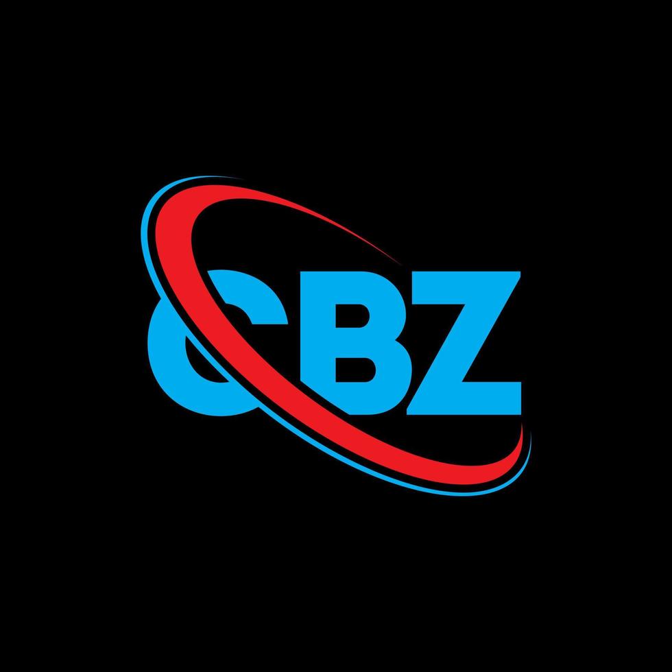 CBZ logo. CBZ letter. CBZ letter logo design. Initials CBZ logo linked with circle and uppercase monogram logo. CBZ typography for technology, business and real estate brand. vector